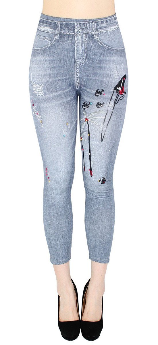 dy_mode 7/8-Leggings Bequemer Damen Capri Jeggings günstig online kaufen