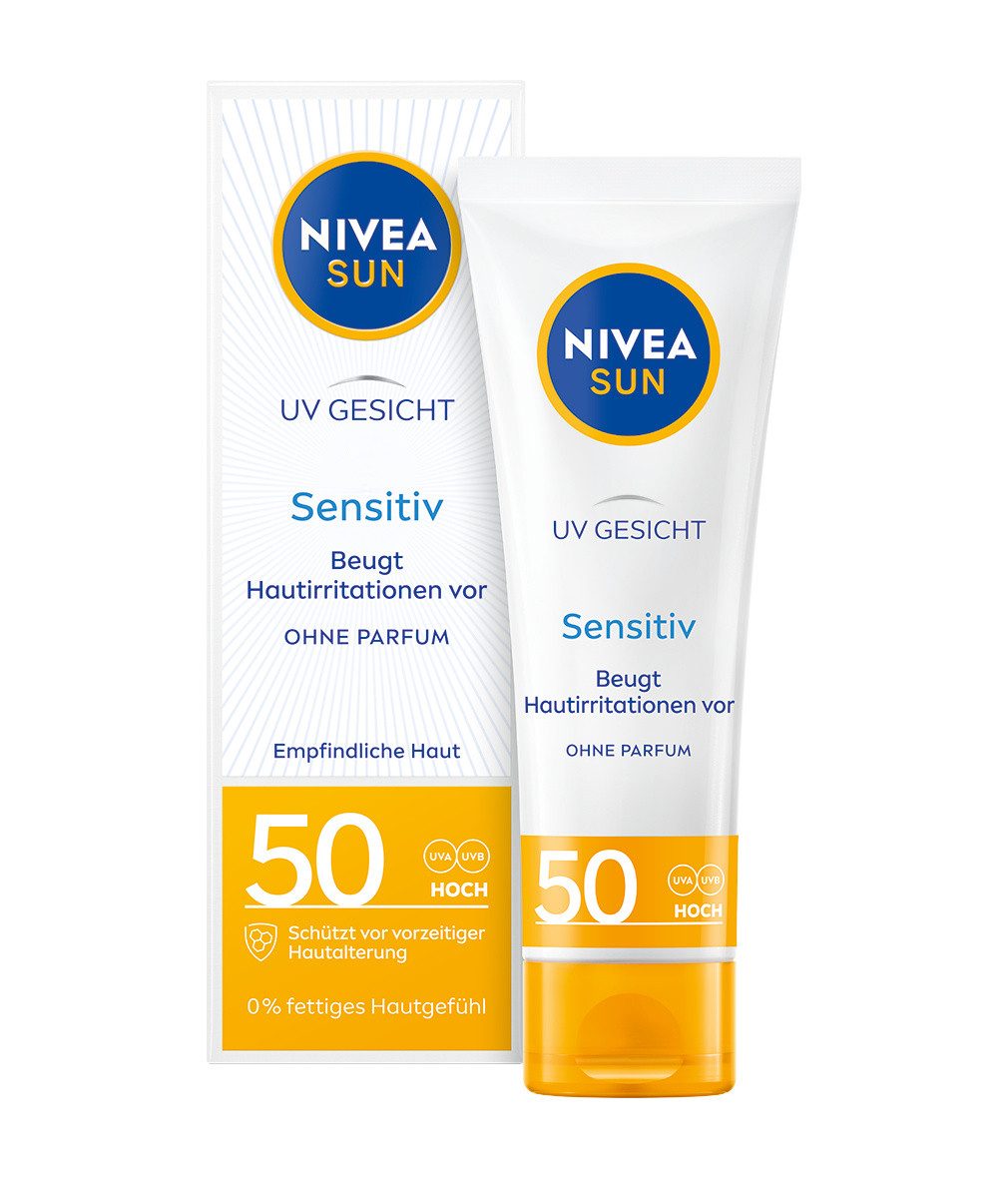 Sonnenschutzcreme SUN UV Face Sensitiv LSF 50 Sonnenallergie Schutz 50ml