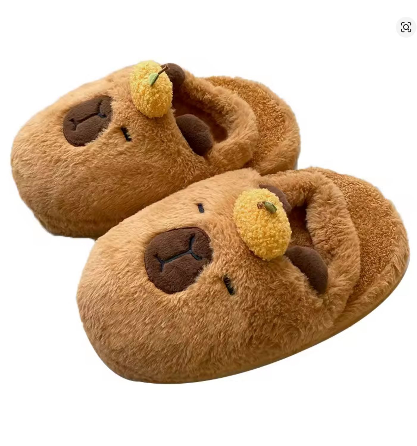Corimori super weiche Capybara Slipper Plüsch Домашняя обувь (Packung, Geschenk) Kuschelige Tierpantoffeln, Lustige Slipper EU Размер 33-40
