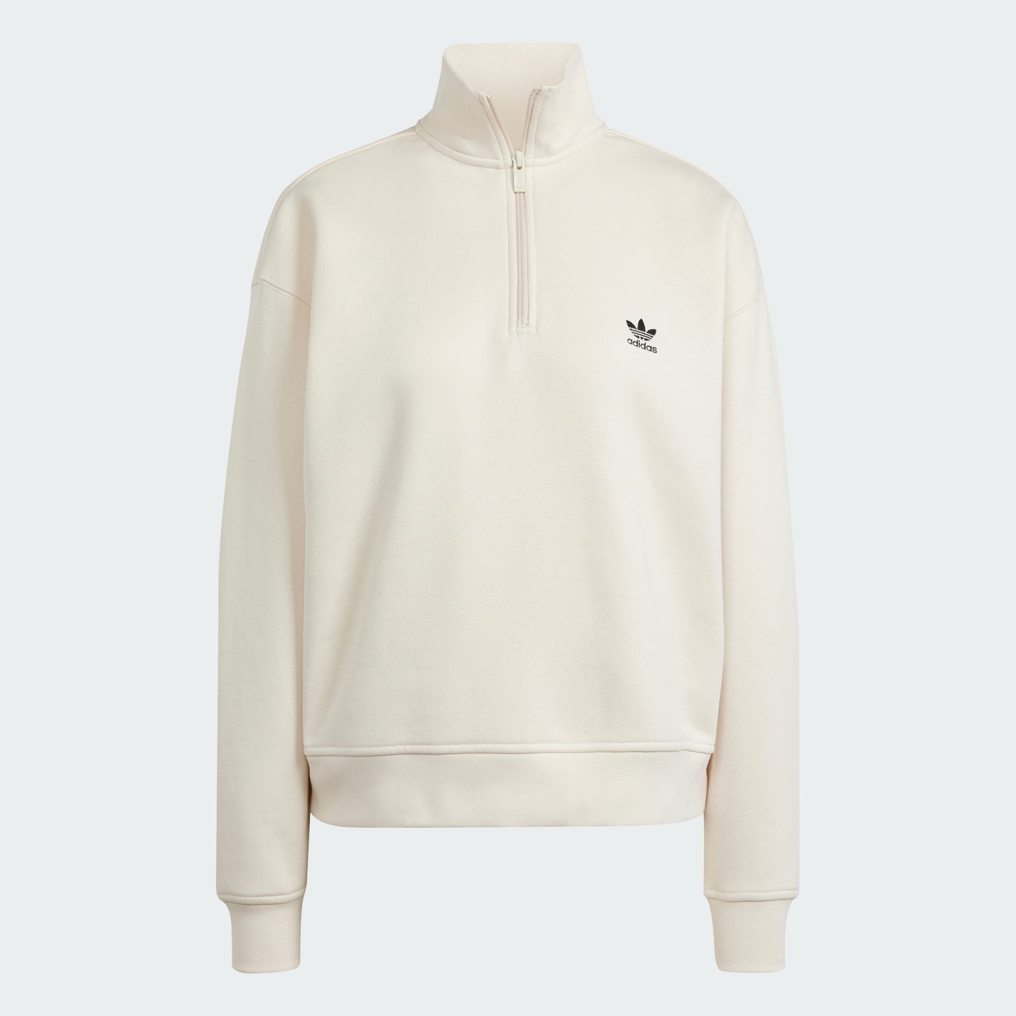 adidas Originals ESSENTIALS ZIP Sweatshirt White 1/2 Wonder SWEATSHIRT