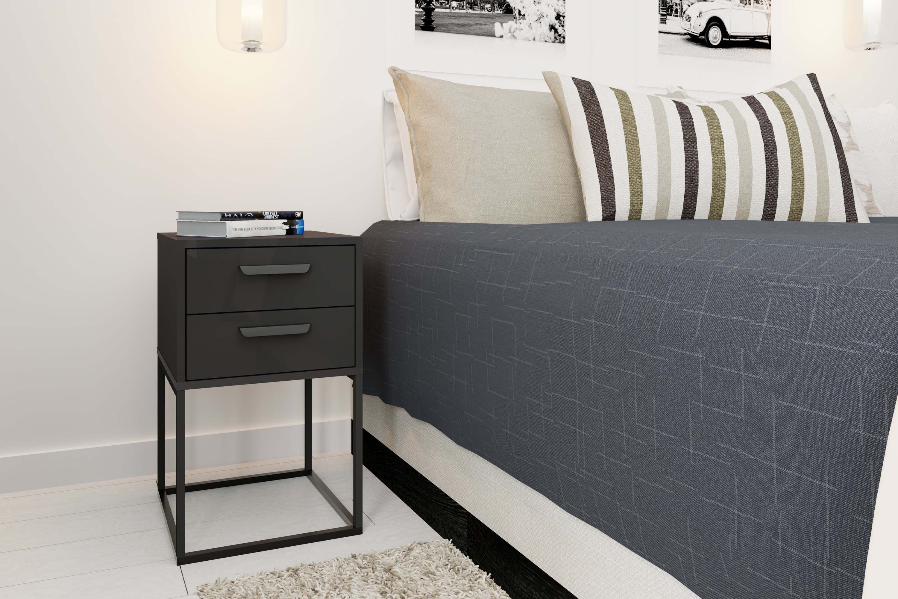 KONSIMO® Nachttisch RECTUS Nachtschrank, Modern, hergestellt günstig online kaufen