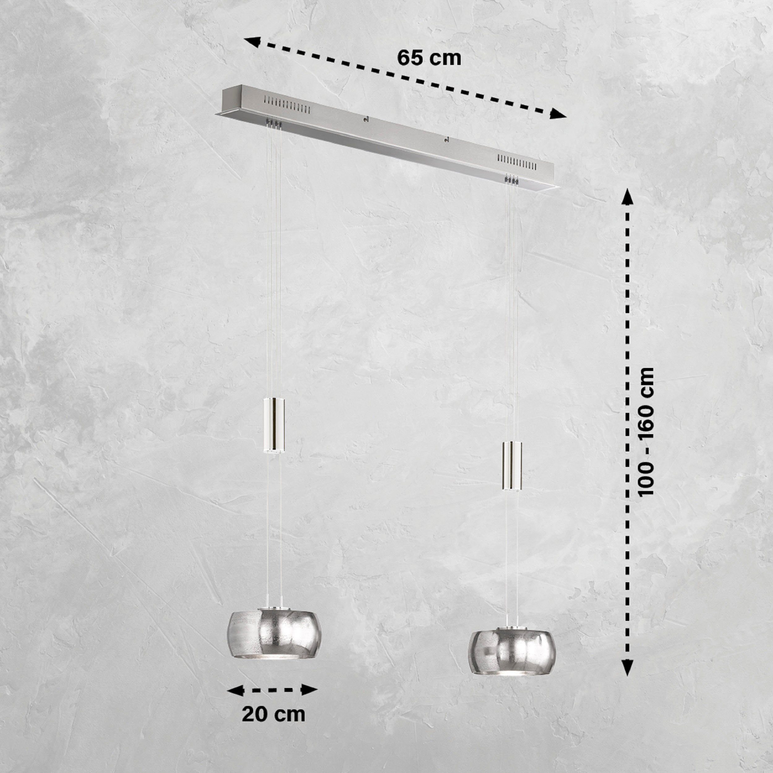 FISCHER & HONSEL Pendelleuchte langlebige integriert, Colette, dimmbar fest LED, LED