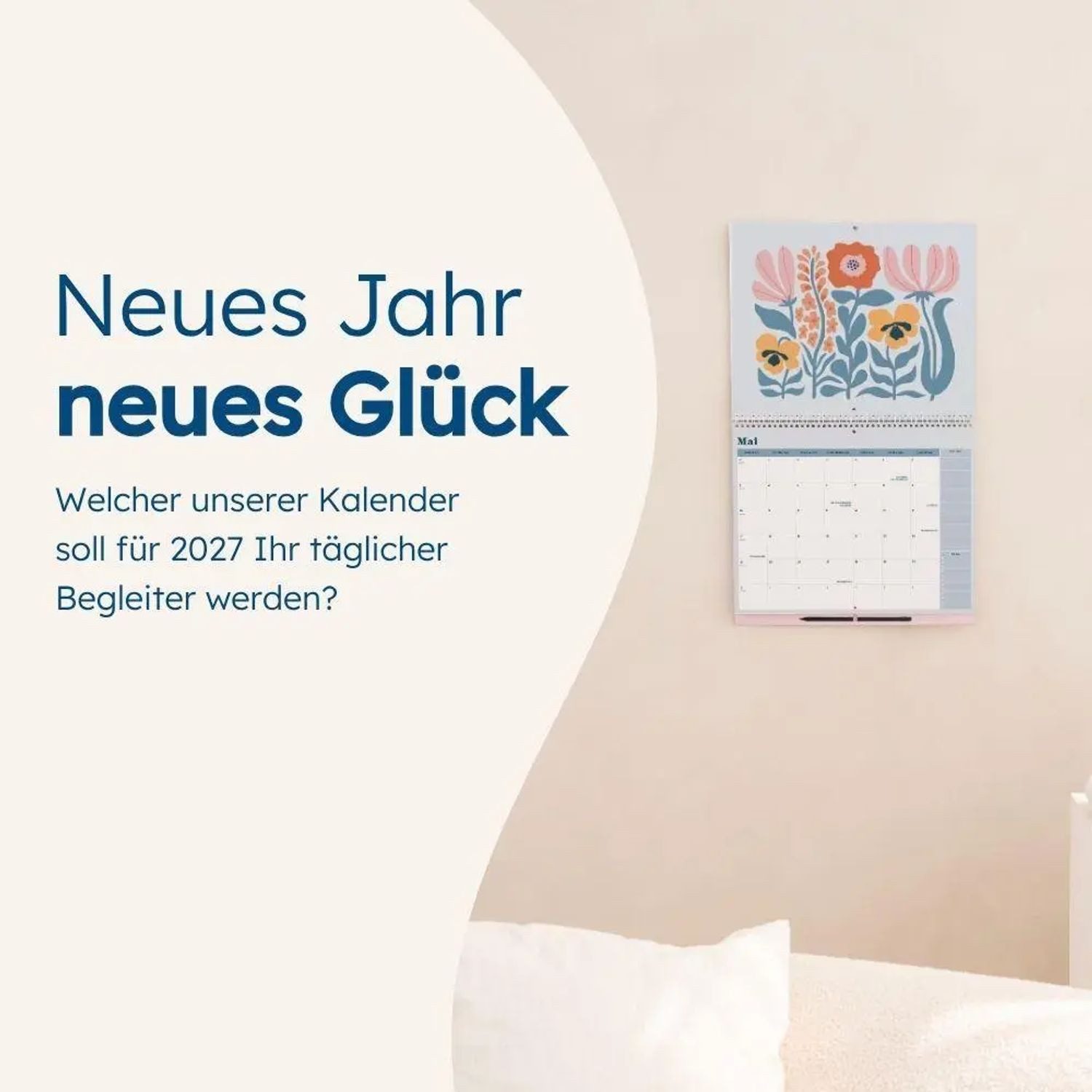 Grafik Werkstatt Familienkalender Alltagsplaner 2027 you can do it