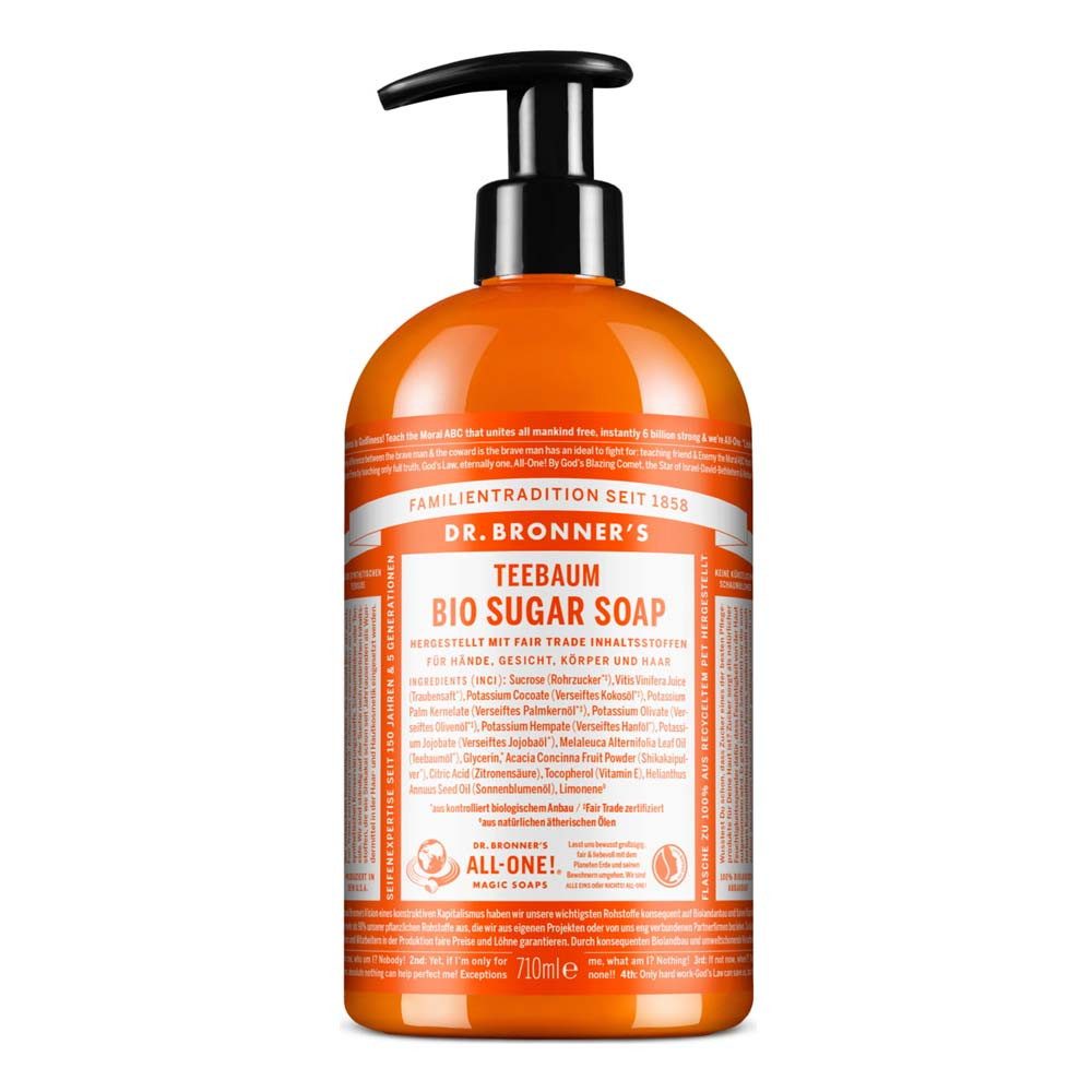 Flüssigseife Teebaum - Sugar Soap 710ml