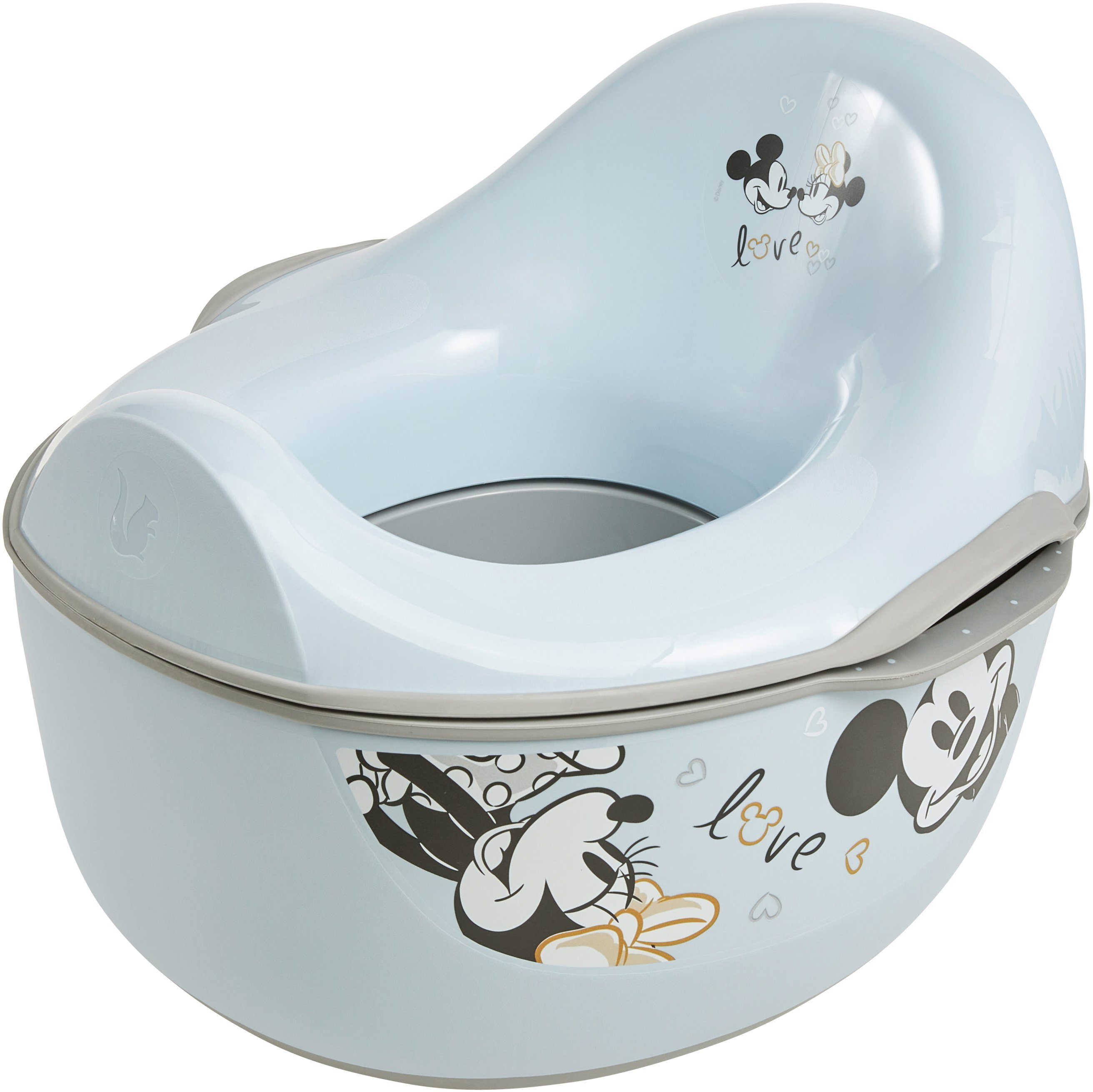 keeeper Toilettentrainer kasimir in weltweit FSC® Made blue, 4in1, babytopf cloudy Wald Blau deluxe - schützt mickey Europe, 