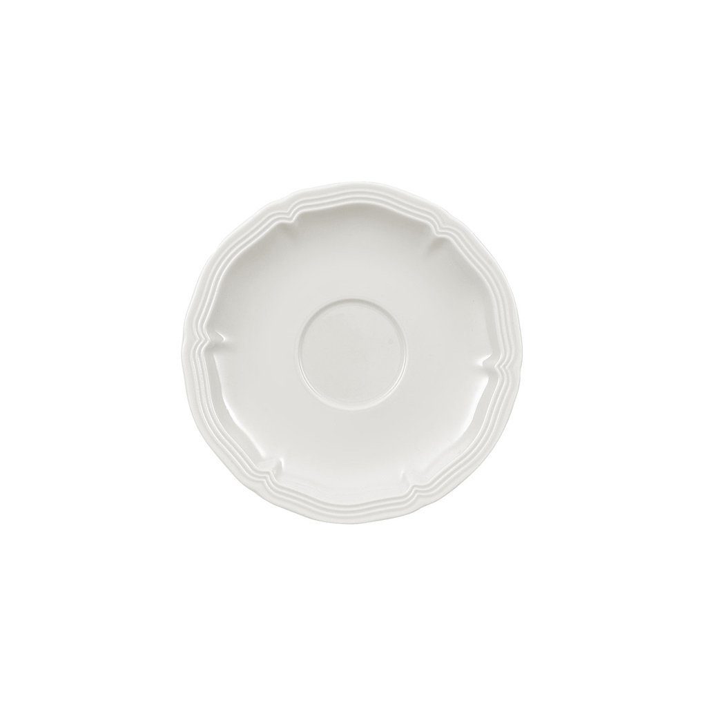 Villeroy & Boch Untertasse Manoir Mokka-/Espresso-Untertasse, (1 St), Premium Porcelain, mikrow.- & spülm.sicher, Made in Germany