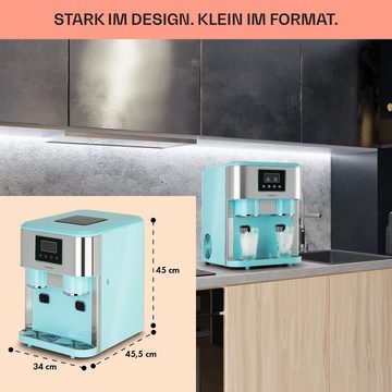 Klarstein Eiswürfelmaschine Eiszeit Crush, Eiswürfelmaschine mit Crushed Ice Eiswürfelbereiter Ice Cube Maker