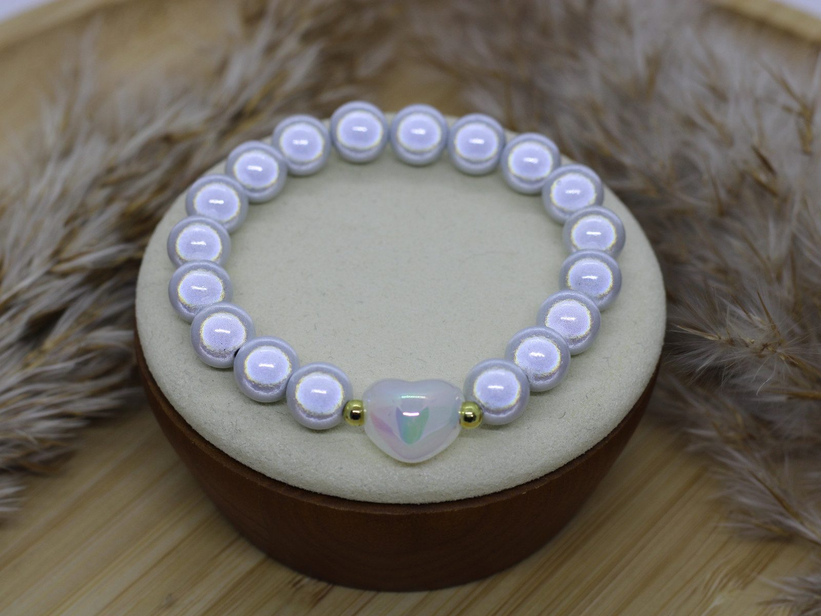 Adel Accessoires Perlenarmband Magic Perlenarmband aus 10 mm Perlen, Verschiedene Farben und Designs