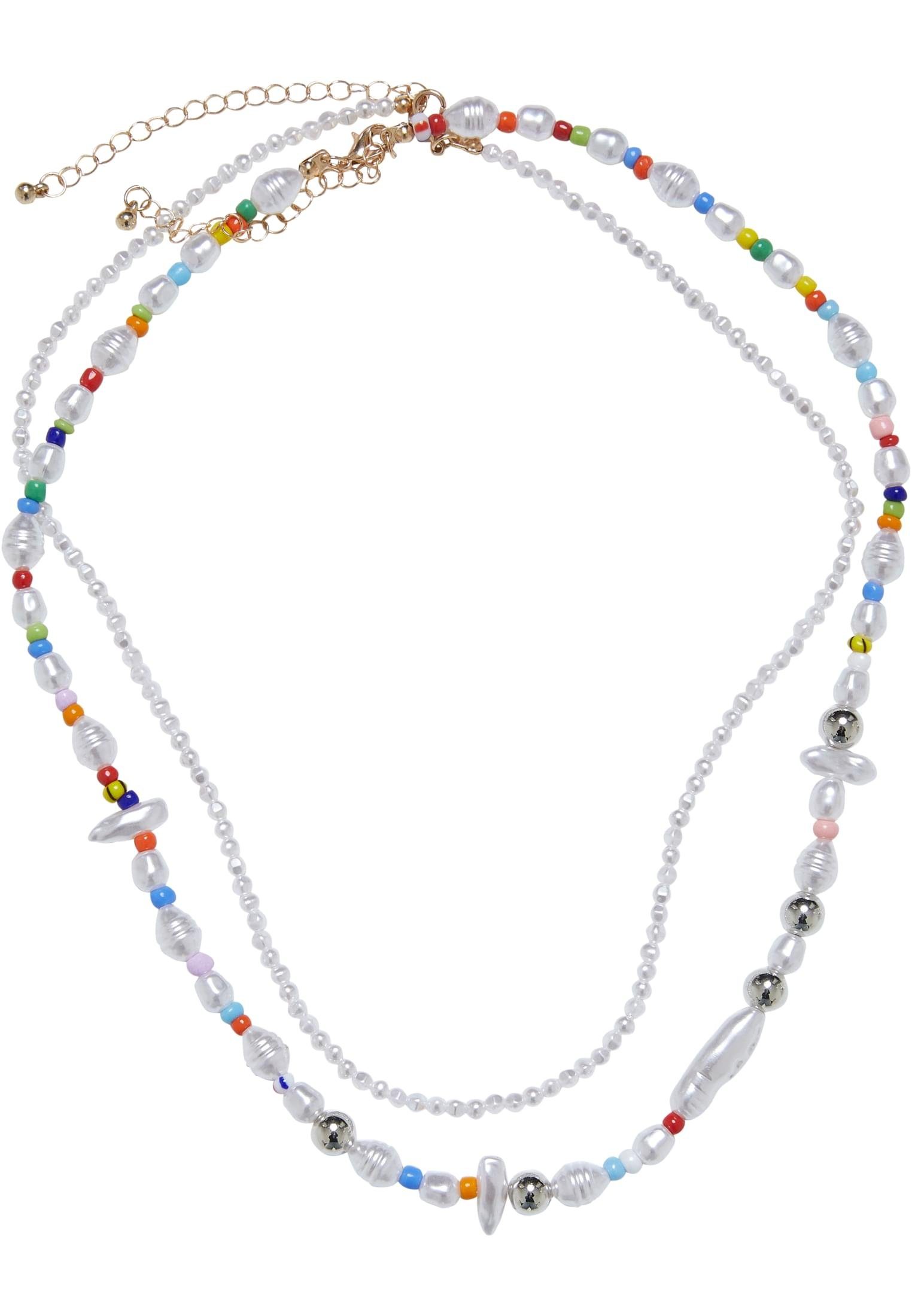 URBAN CLASSICS Schmuckset (1-tlg) and Necklace Various Layering Anklet Pearl Set Accessoires