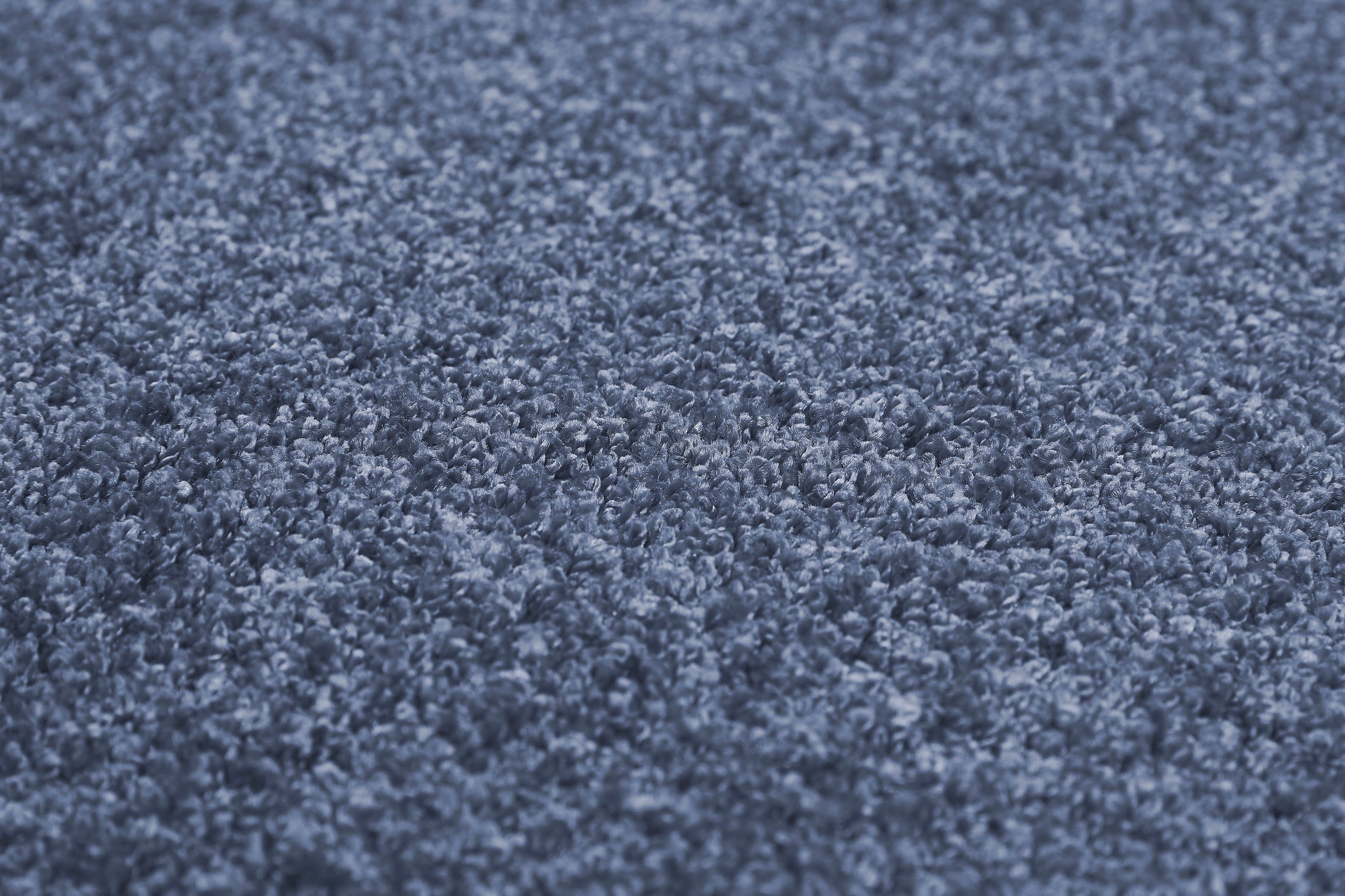rechteckig, Velours strapazierfähig, Portland, mm, Teppichboden Andiamo, 11 cm, 400 Uni blau pflegeleicht Farben, Höhe: Coupon Breite