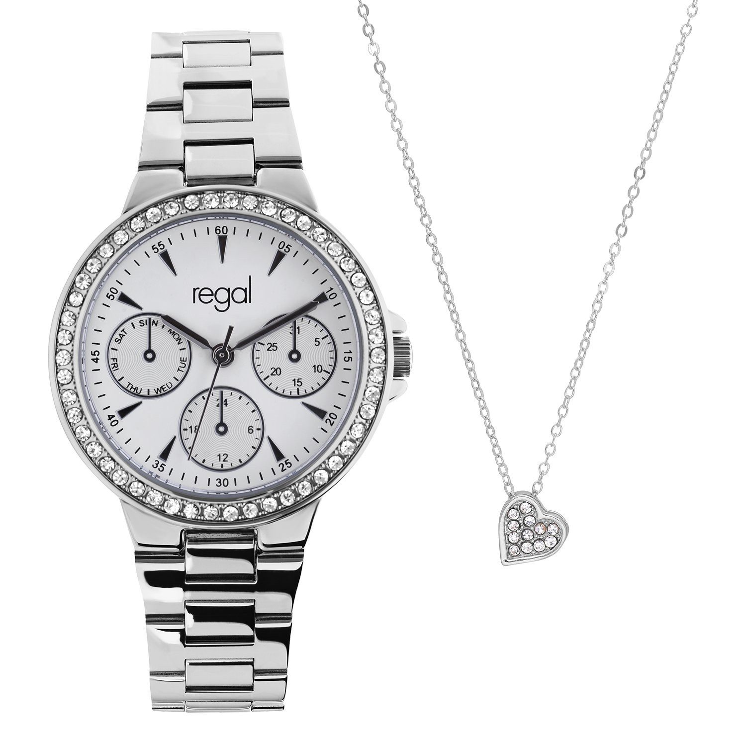LUCARDI Quarzuhr Edelstahlband - Legierung - - Glas - Damen