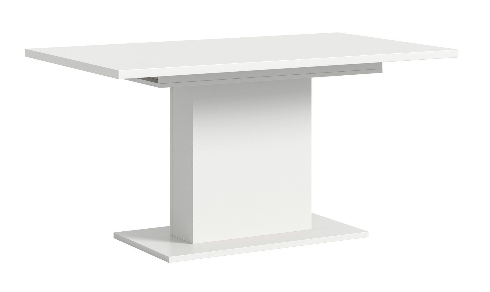 Aileenstore Esstisch OSLO, 150 cm Breite, Weiß, 2-teilig