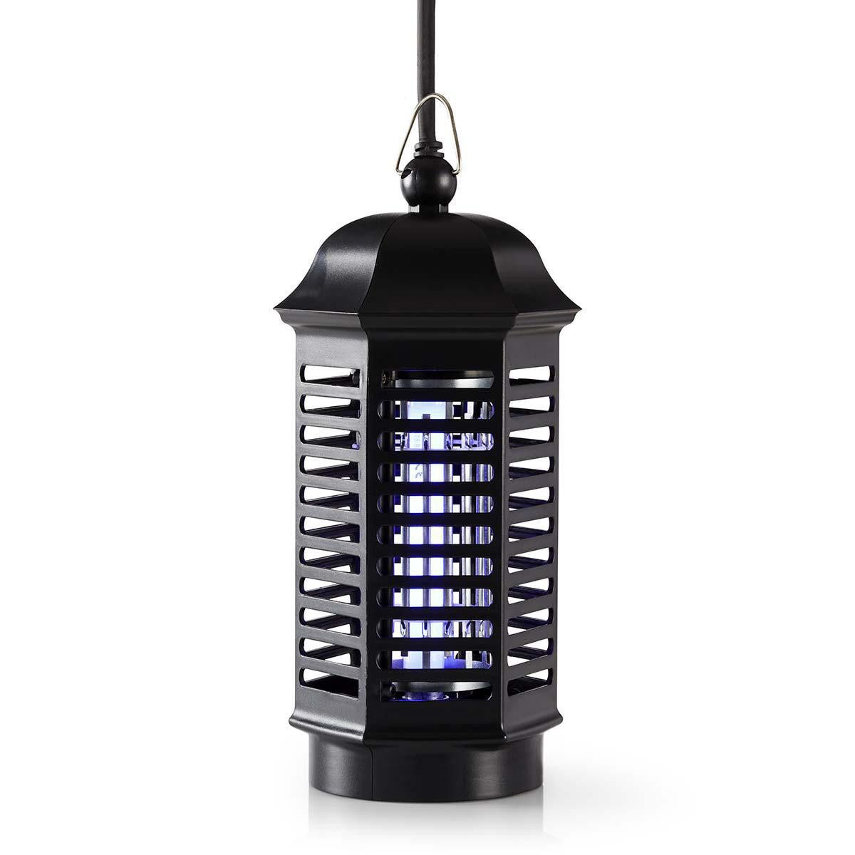 Nedis Insektenfalle INKI110CBK4, UV-A Licht, chemiefrei, für Balkon, Terrasse und Camping.