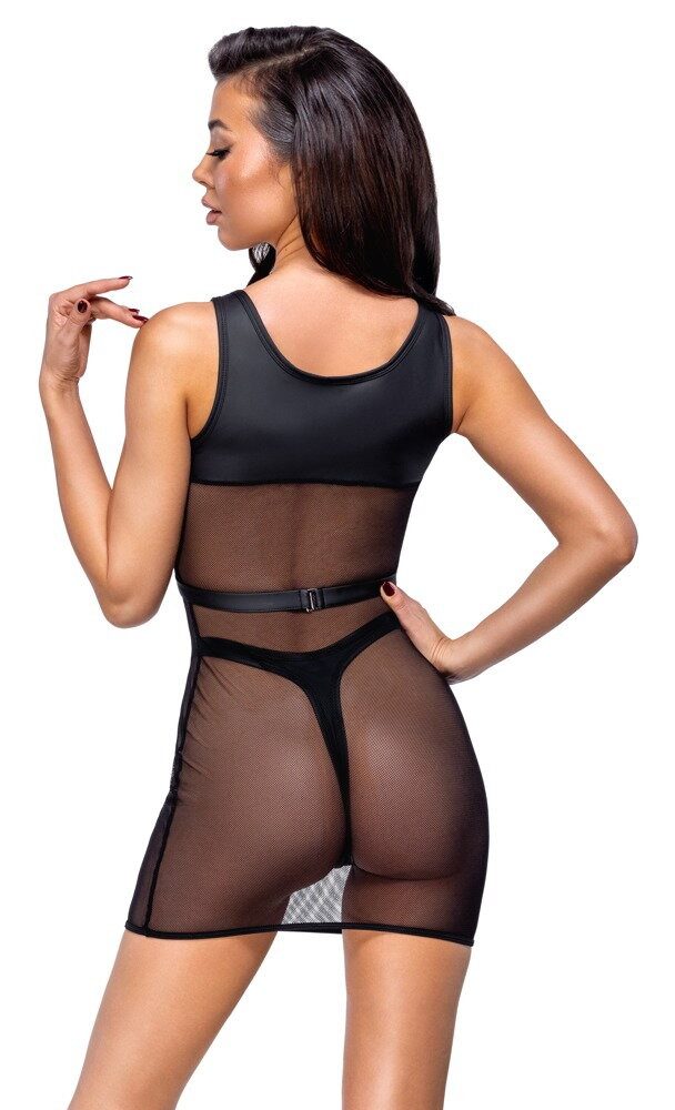 Cottelli PARTY Minikleid Netz-Minikleid und Riostring im Set - schwarz (1-t günstig online kaufen