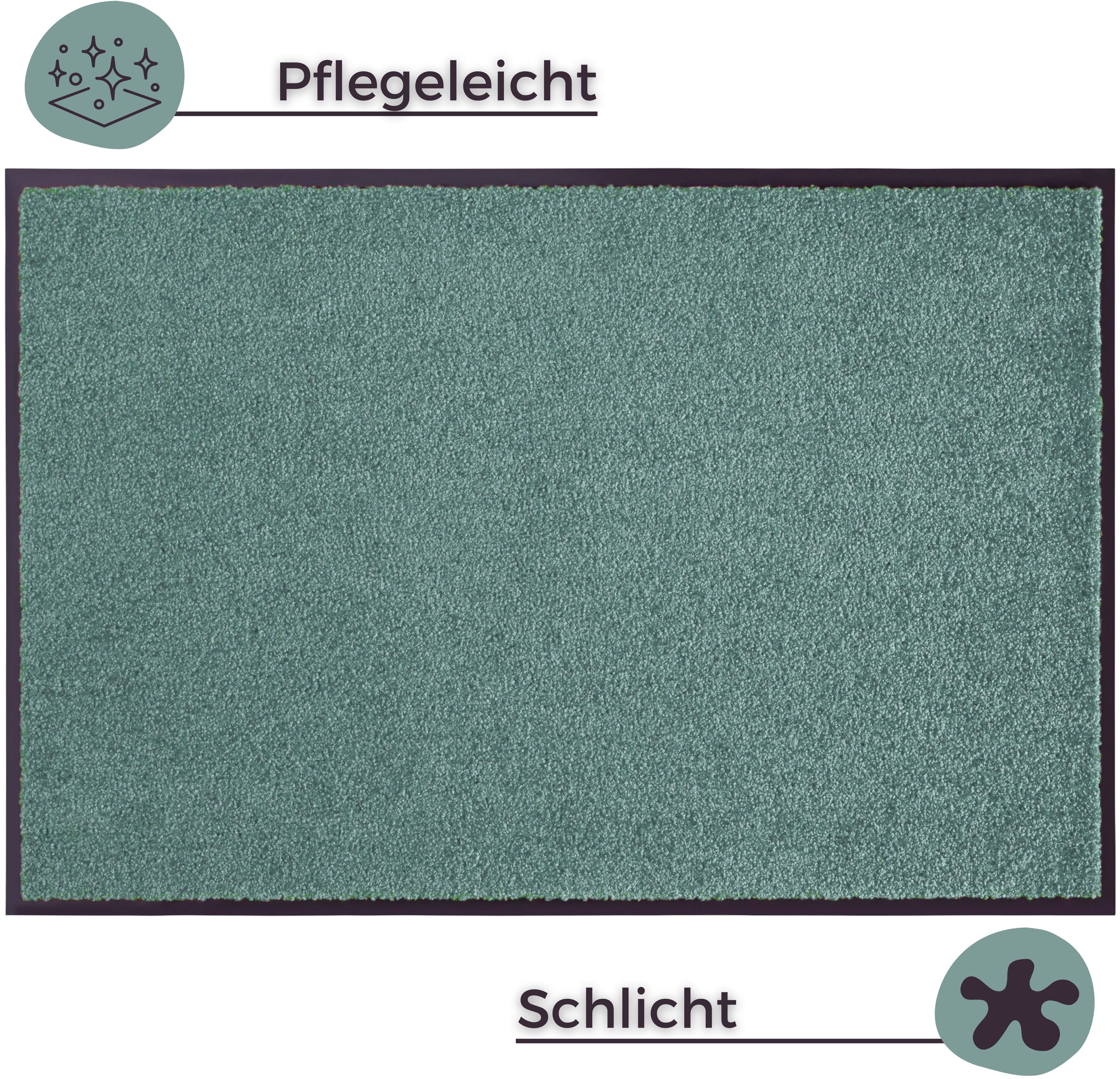 OTTO home Fußmatte Clean & Walk, rechteckig, Höhe: 7 mm, Schmutzfangmatte, Türmatte, In- und Outdoor, Teppich, Läufer, waschbar