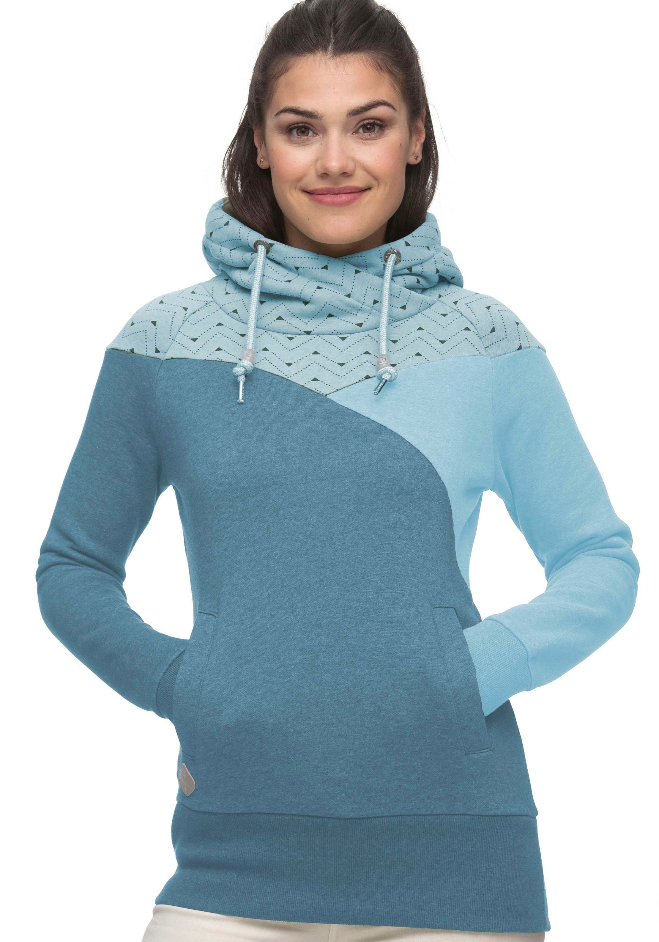 Ragwear Hoodie CHELLI PETA Vegan, verifizierter Ragwear Sweater von im von Colorblocking Design