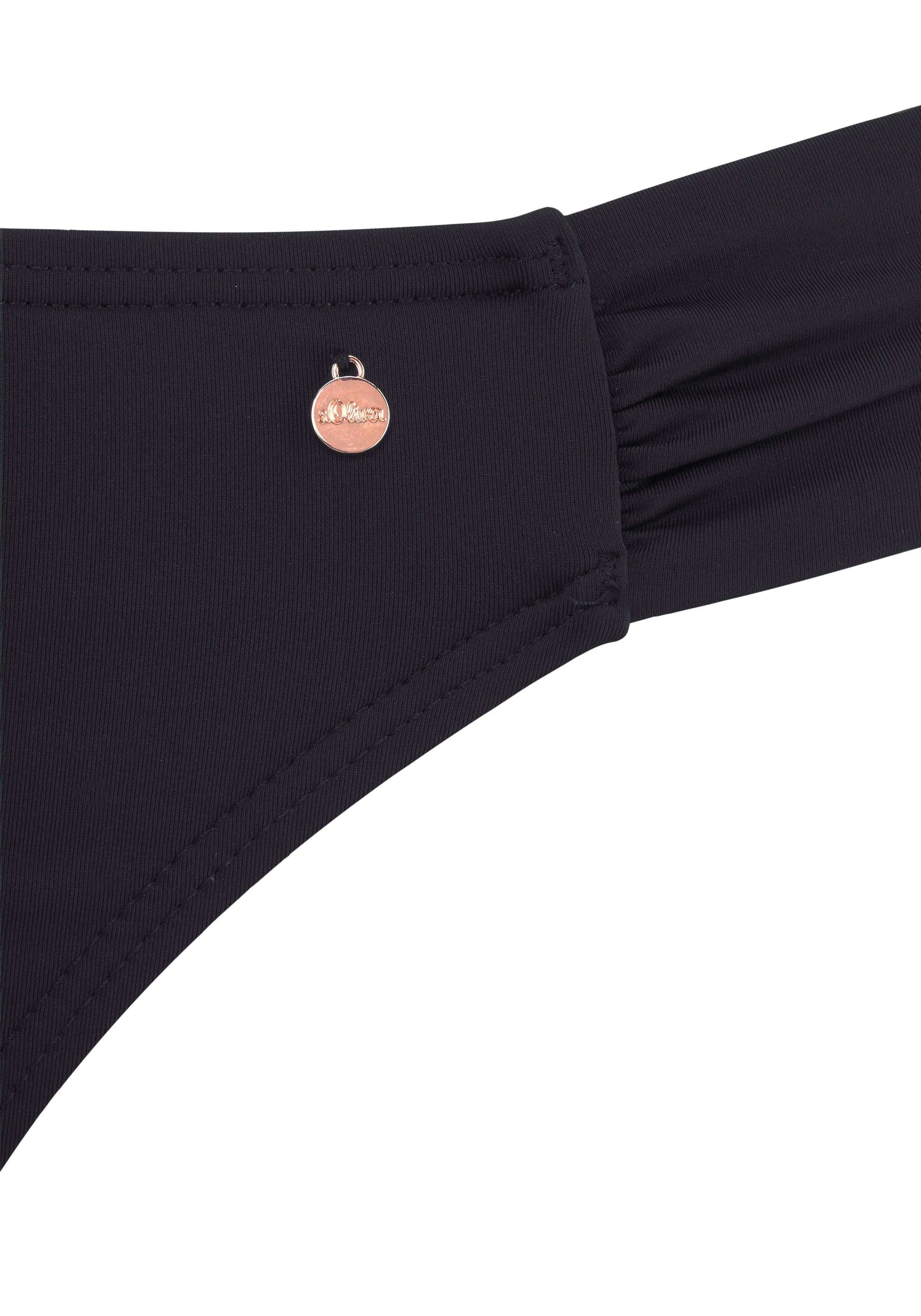 s.Oliver Bügel-Bandeau-Bikini mit Raffung