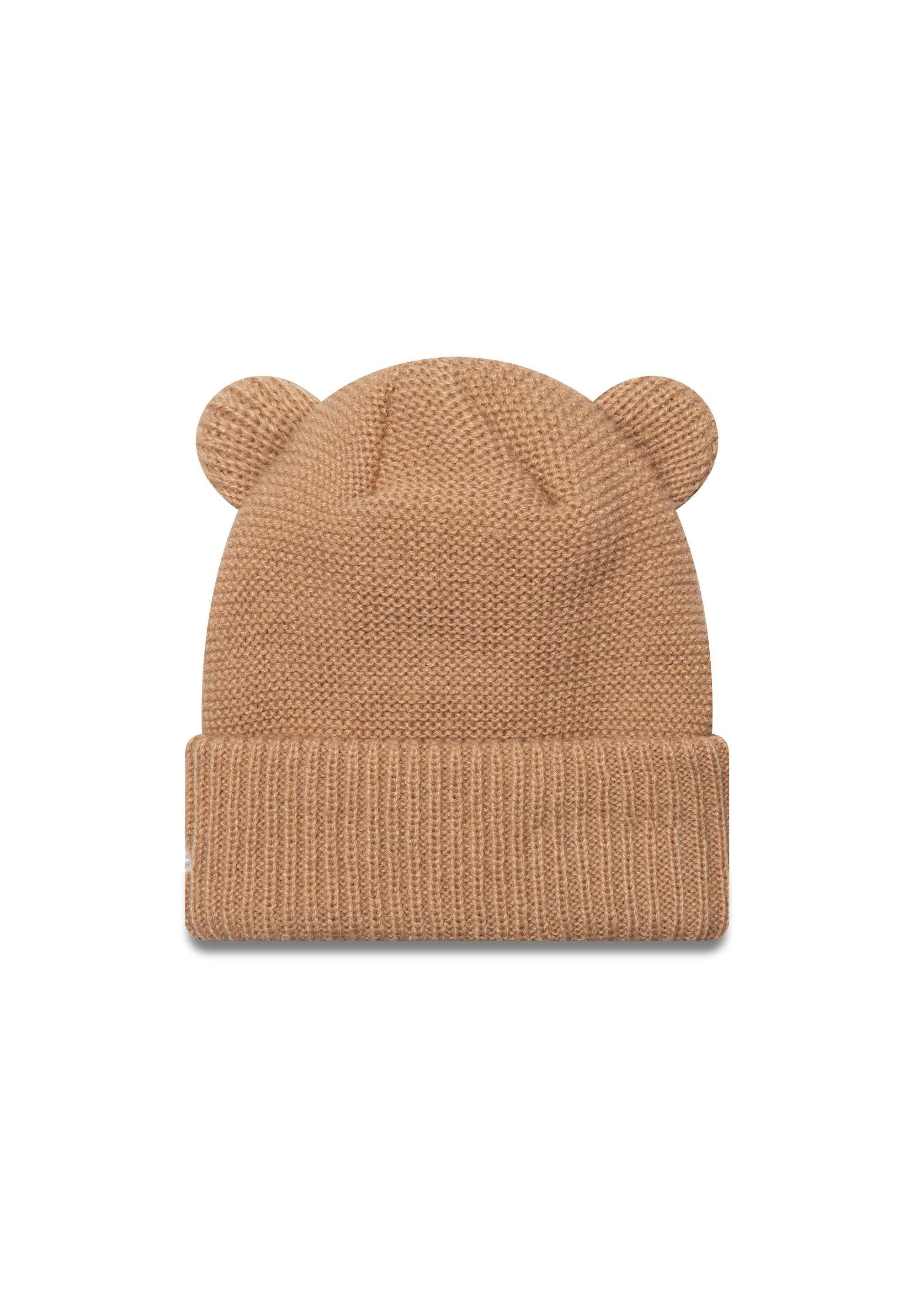 New Era Beanie Teddy Bear Ears Cuff Knit Braun Beanie-Mütze für Kleinkinder New Era (1-St)