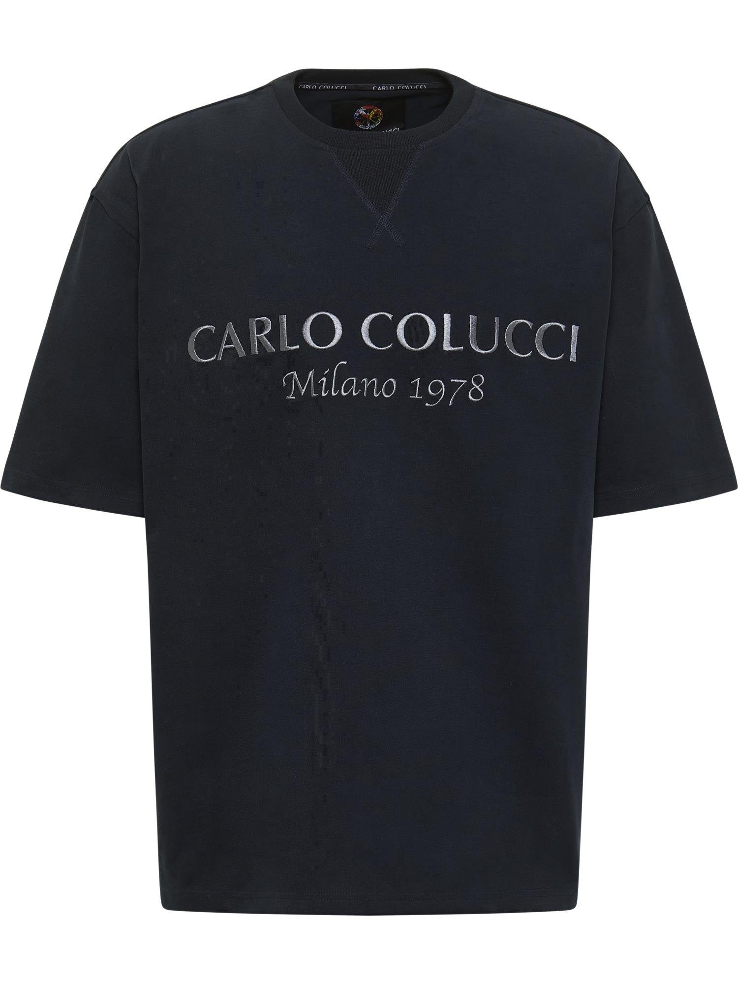 Caminada COLUCCI T-Shirt De Schwarz CARLO