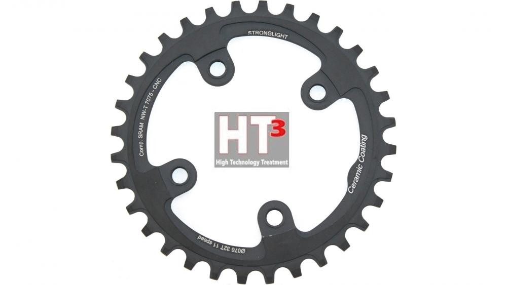 Kettenschaltung Stronglight HT3 Kettenblatt 32 Zähne innen SRAM XX1 1x11 - präziser An