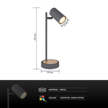 Globo Tischleuchte Tischleuchte Wohnzimmer Tischlampe Schlafzimmer Dekoleuchte Flur