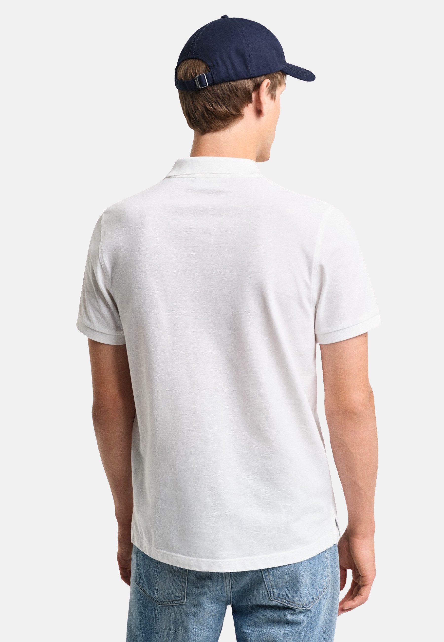 Gant Poloshirt Poloshirt Reg Tonal Shield Kurzarmshirt (1-tlg., 1)