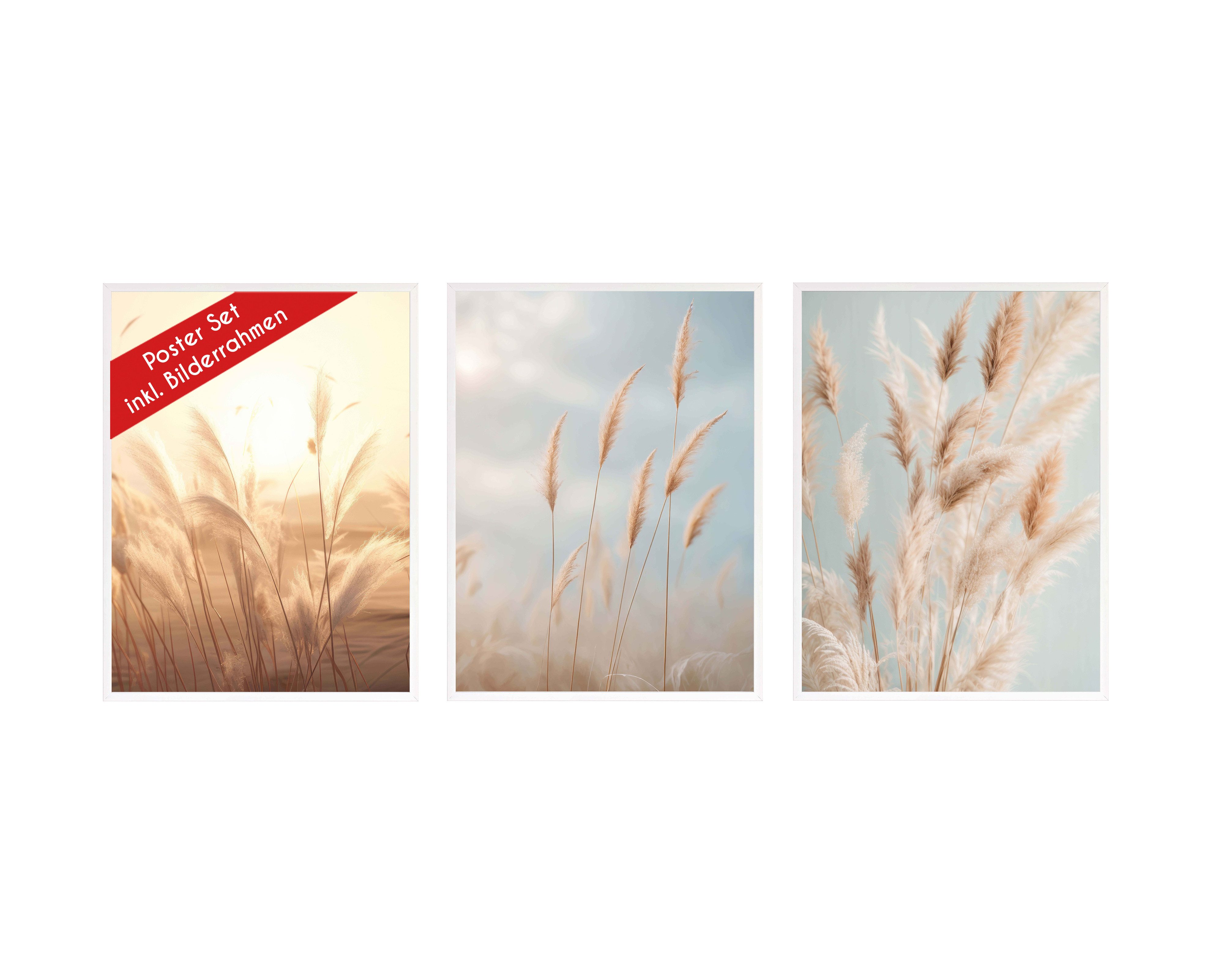 Wackadoo Living Poster Set inklusive Bilderrahmen, günstig online kaufen