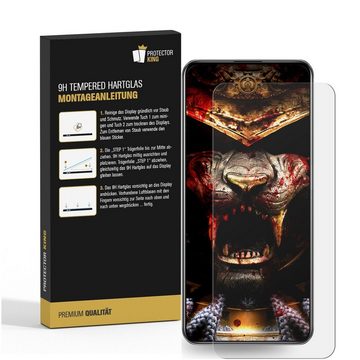 Protectorking Schutzfolie 1x 9H Panzerglas für OnePlus 9 Displayschutz Schutzglas Panzerfolie, (1-Stück), Displayschutzglas, Schutzglas Echtglas Tempered 9H Härte HD-KLAR