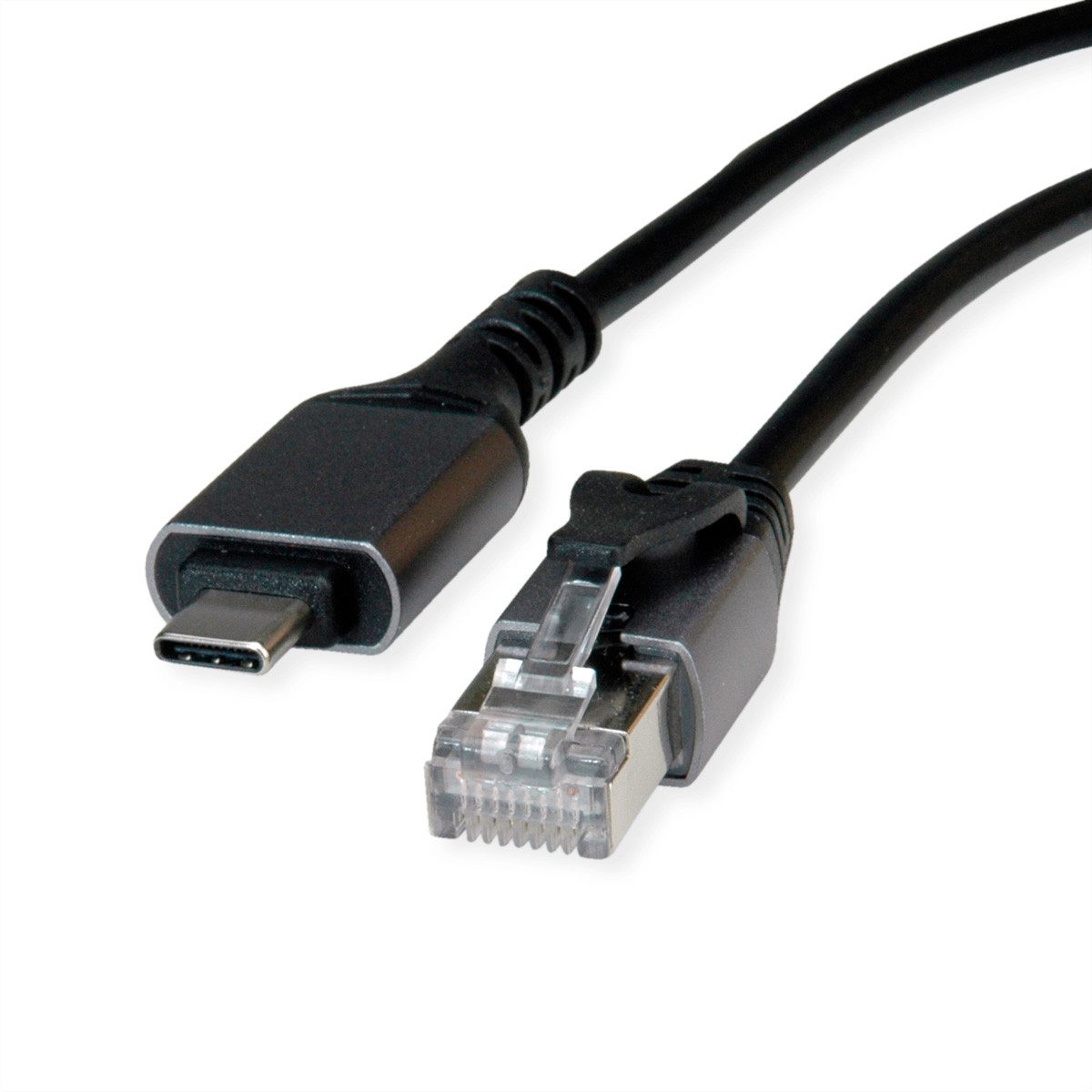 VALUE USB-C zu Gigabit Ethernet Konverterkabel Computer-Adapter USB Typ C (USB-C) Männlich (Stecker) zu RJ-45 Männlich (Stecker), 100.0 cm