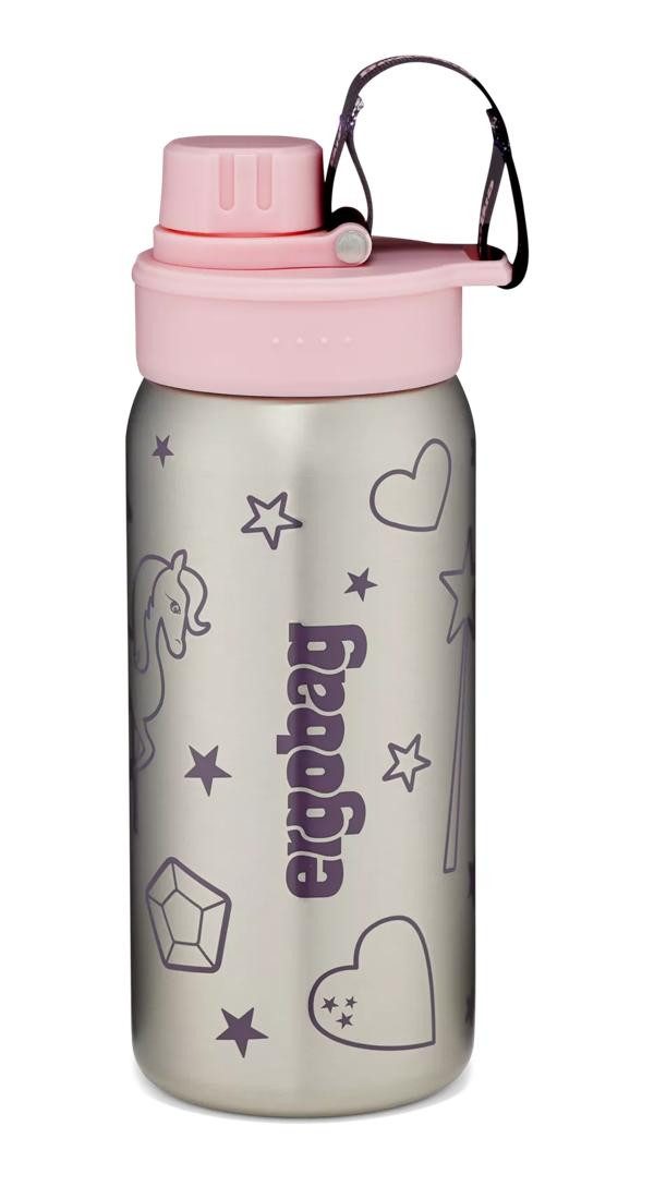 ergobag Trinkflasche Edelstahl Trinkflasche, auslaufsicher und kohlensäuregeeignet