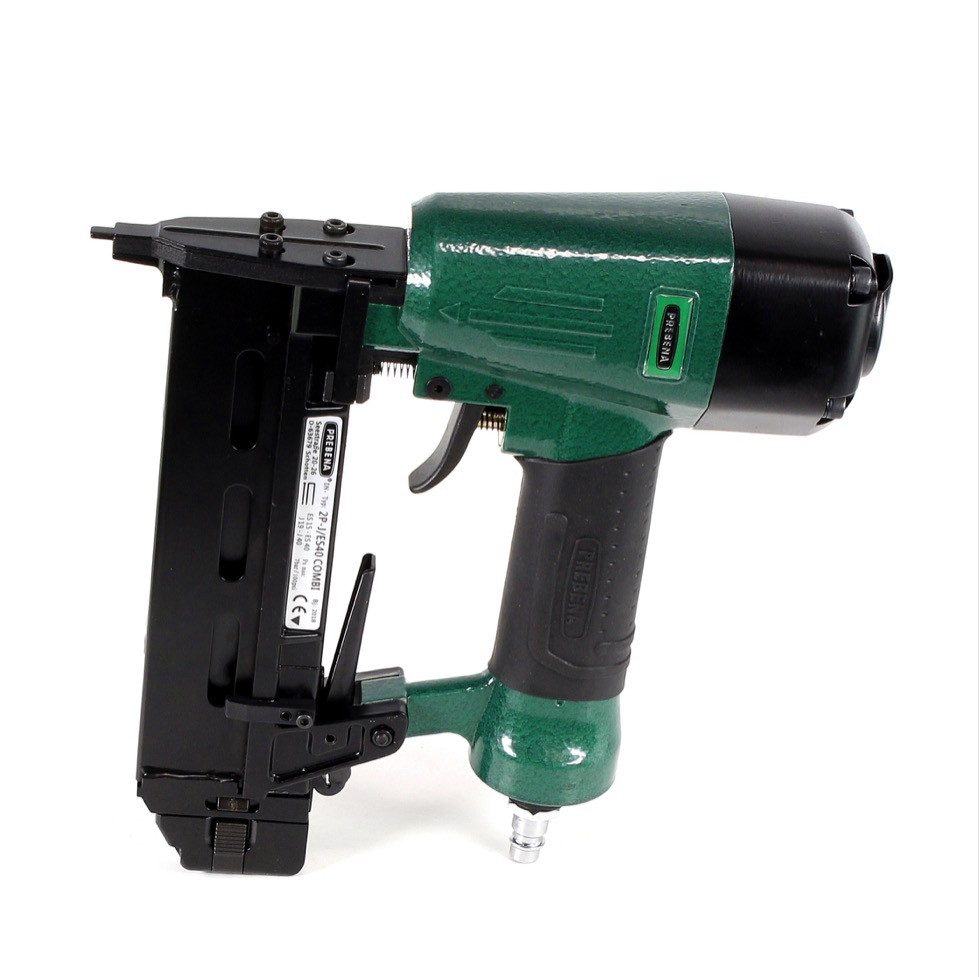 Prebena Druckluft-Nagler Druckluftnagler 2P-J/ES 40 COMBI 5 bis 7 Bar - im Transportkoffer