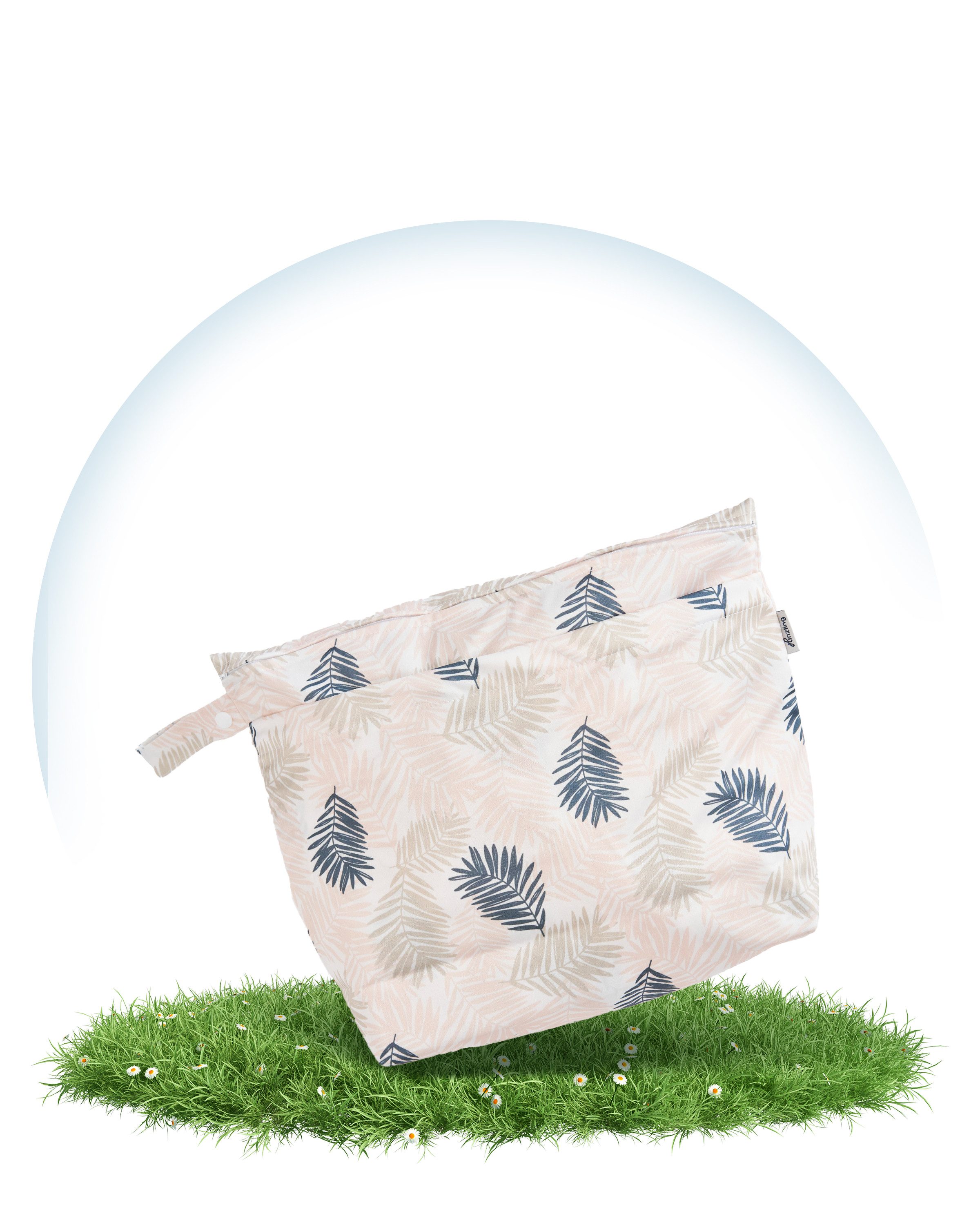 Hinzling Windeltasche Wetbag Duo – 2 in 1 Nasstasche für saubere und dreckige Тканевые подгузники