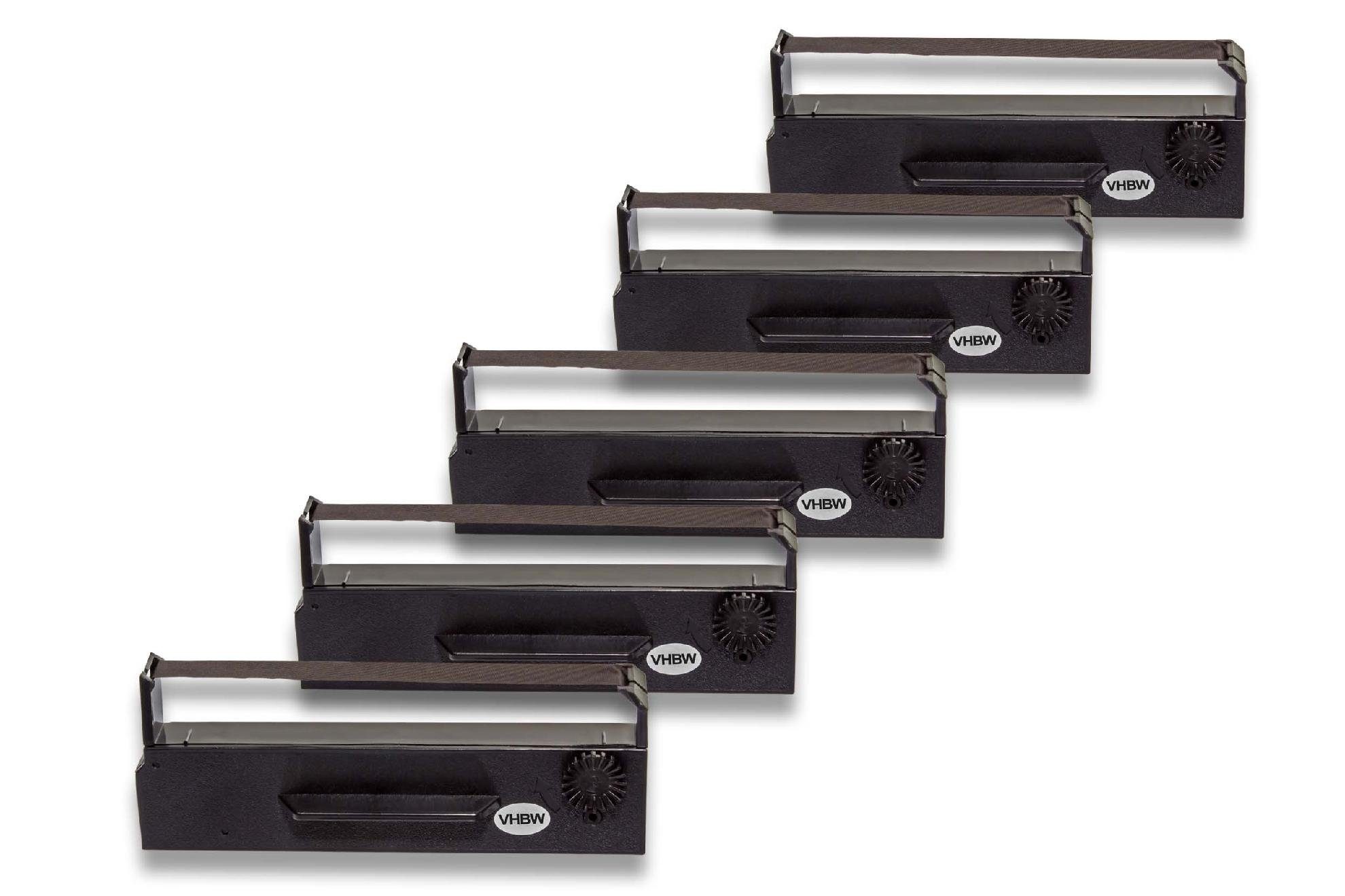 vhbw Beschriftungsband, passend für Micros 2700 Slip Printer, NCR 999-5200, 5100 Drucker & Kopierer Nadeldrucker
