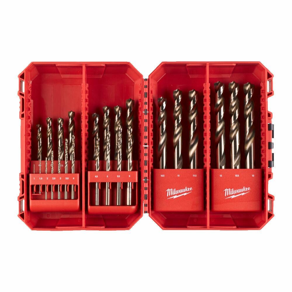 Milwaukee Bohrer- und Bitset MILWAUKEE HSS Metallbohrer Set 25-teilig 1-13mm Kobalt