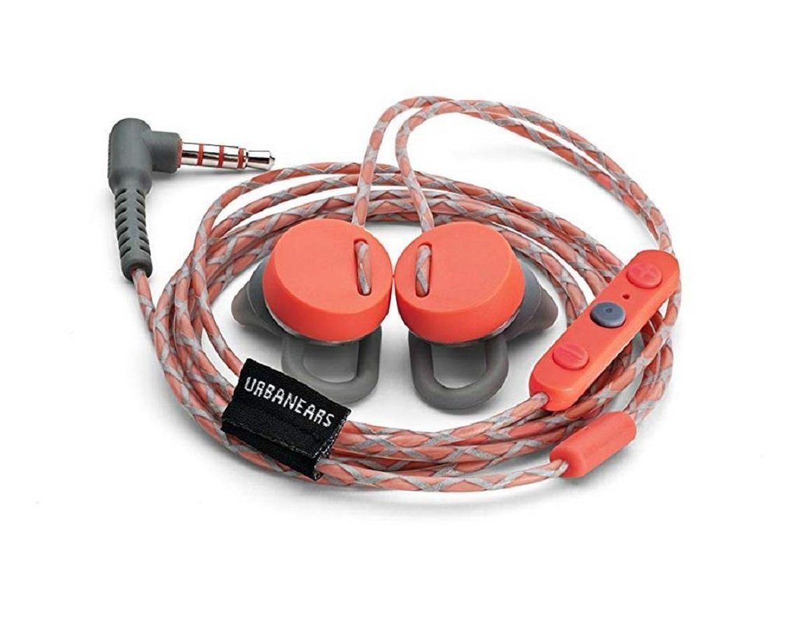 Urbanears Reimers Active Apple In-Ear Headset Навушники Mikrofon Headset (EarClick-Funktion, 3,5 mm Stecker, Fernbedienung reflektierendes Kabel)