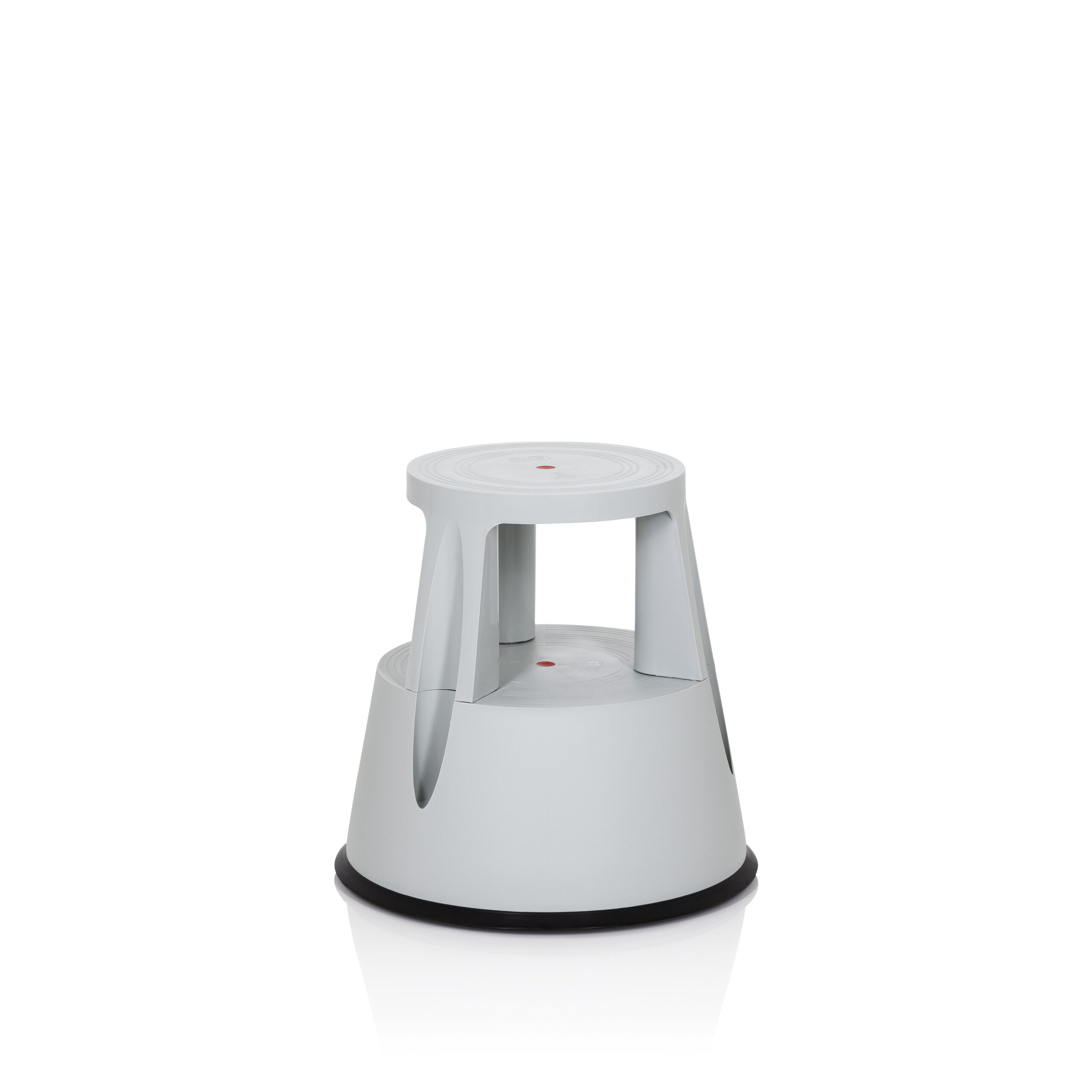 hjh OFFICE Tritthocker Tritthocker TIO-M I Kunststoff, Rollhocker