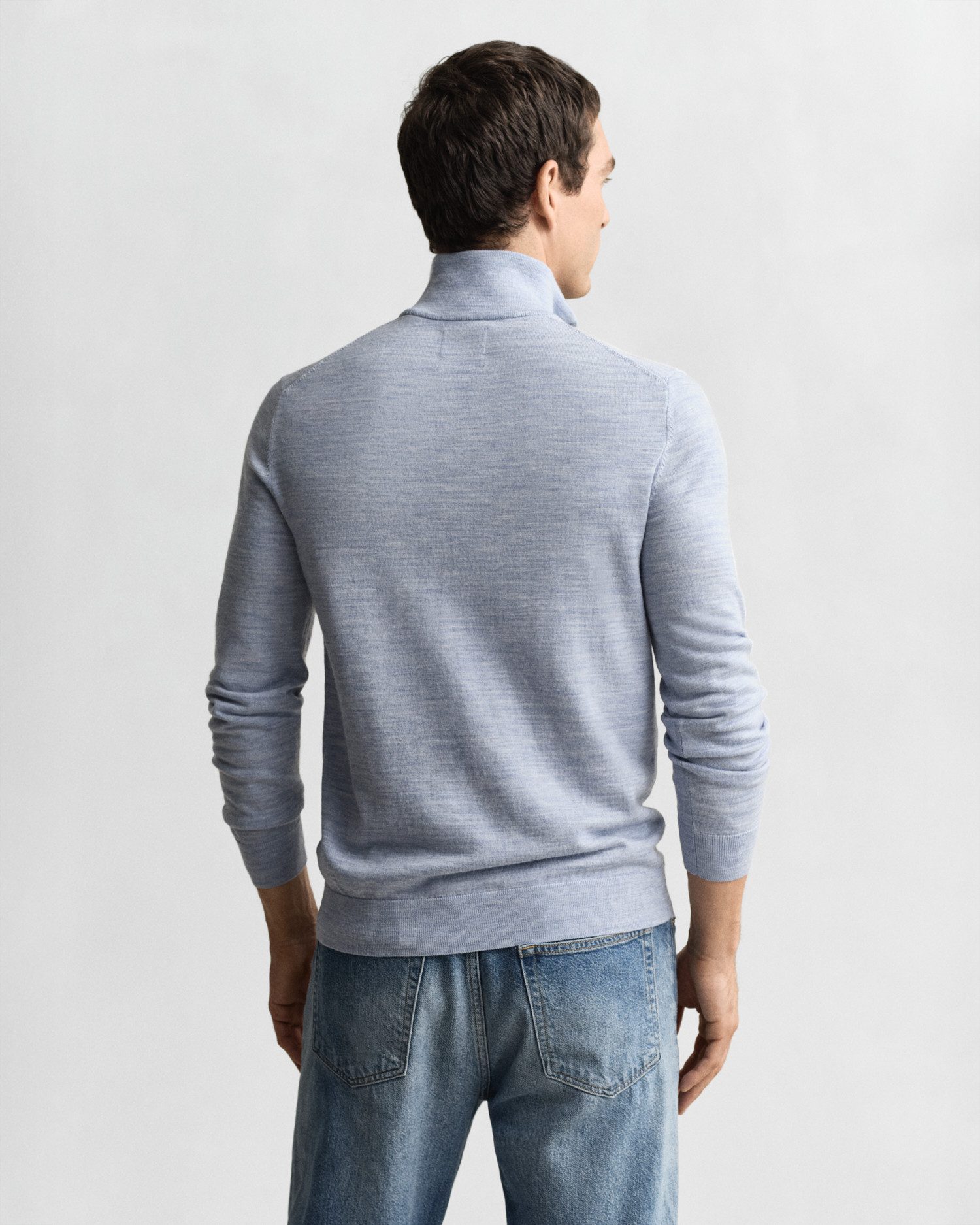 Gant Strickpullover Regular-Fit Troyer - Regular Fit