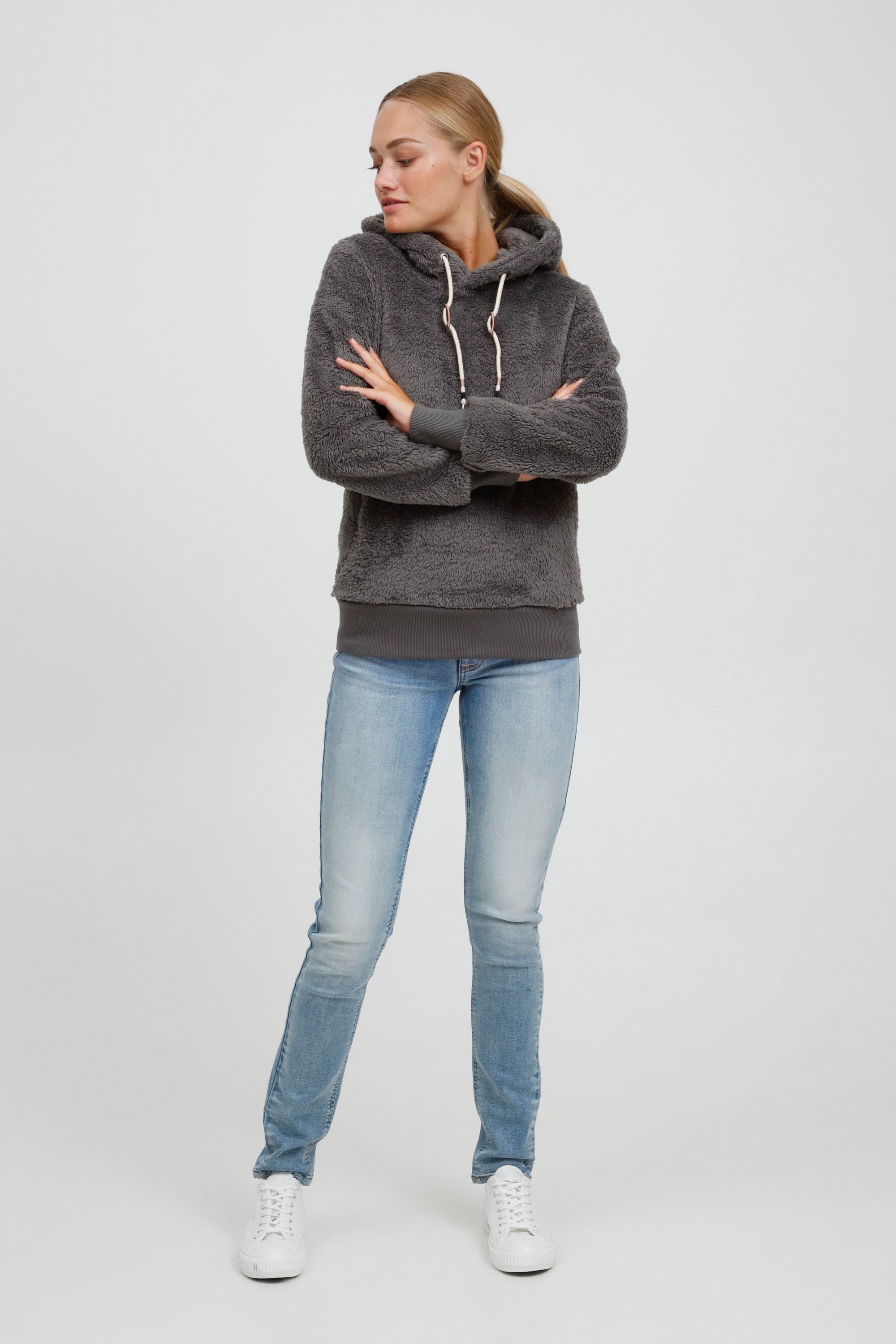 OXMO Hoodie OXAnniken Fleecepullover mit Kapuze günstig online kaufen