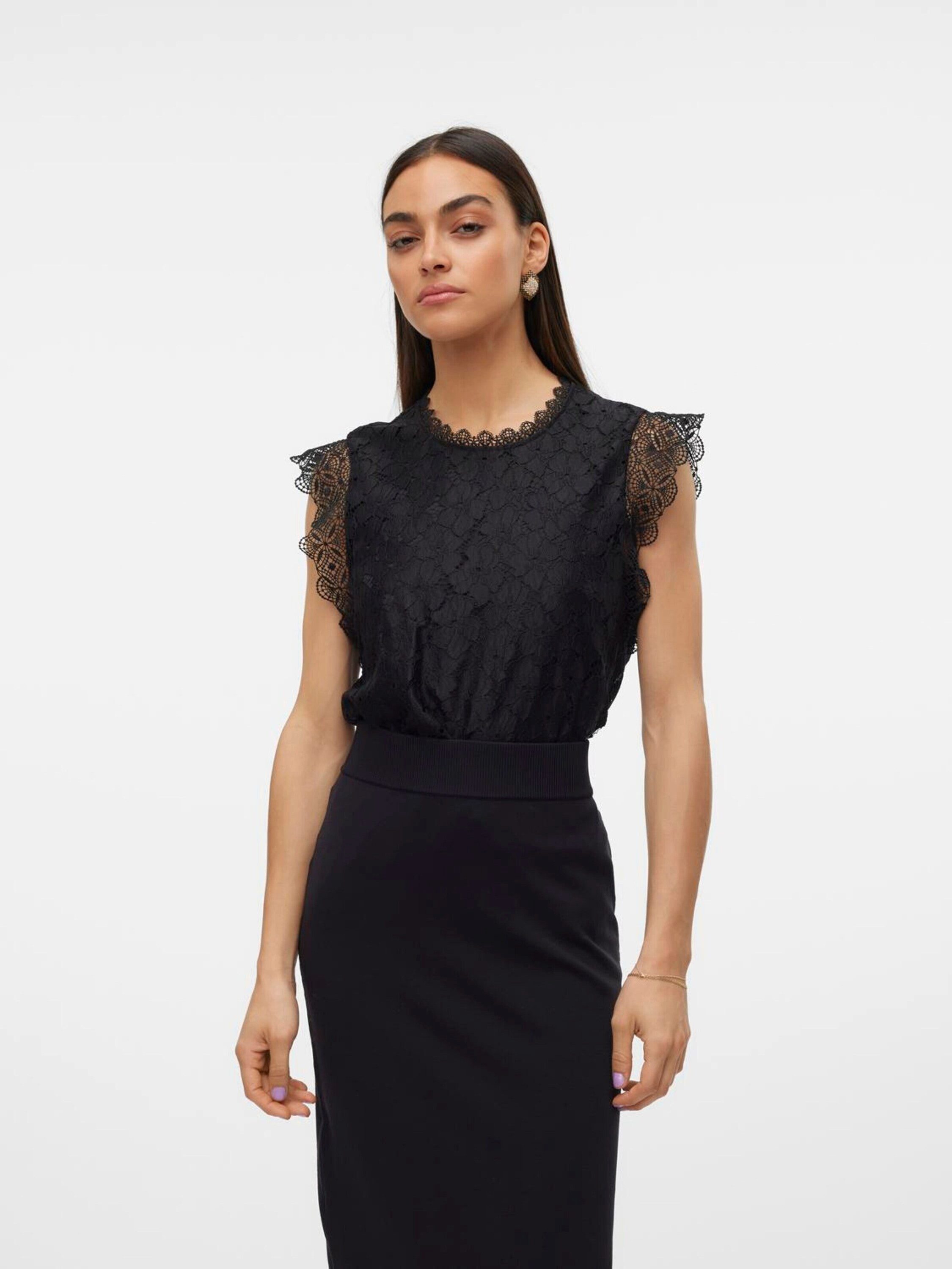 Vero Moda Kurzarmbluse VMSeja (1-tlg) Cut-Outs günstig online kaufen