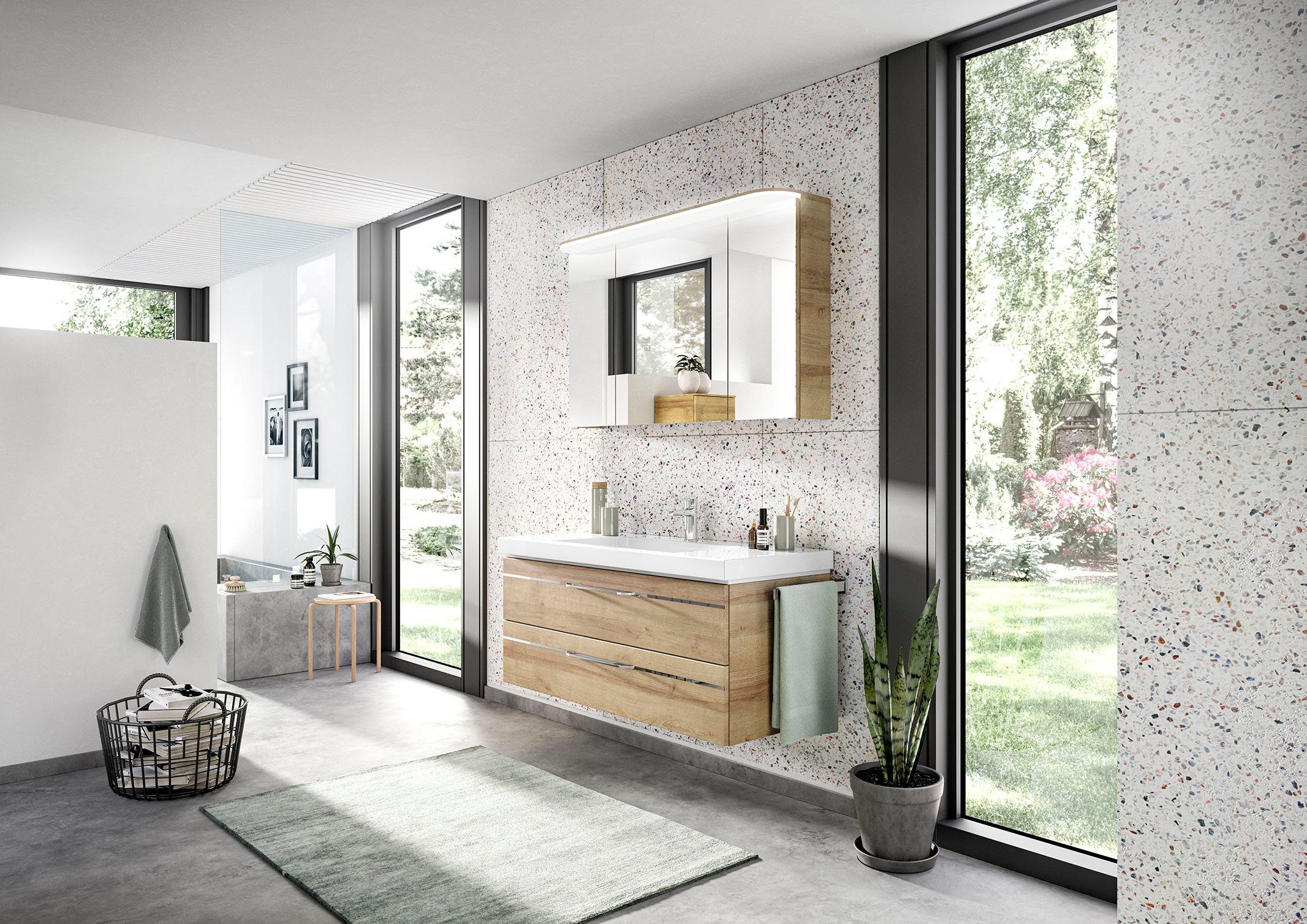 Saphir Waschtisch Serie Balto Mineralmarmor-Waschtisch mit günstig online kaufen