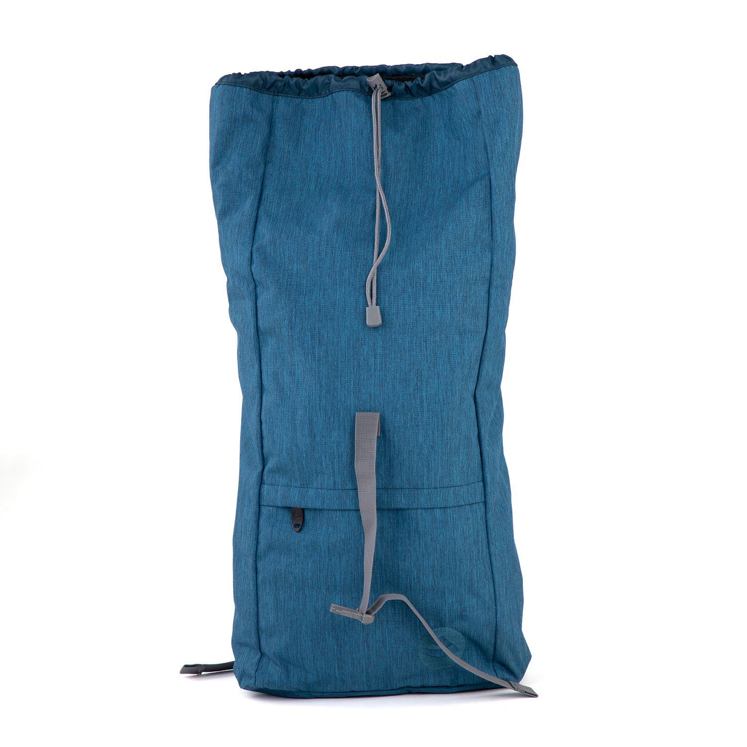 bodhi Yogatasche Urban Yogi Rolltop Rucksack, dunkelblau meliert – Bild 5 von 5