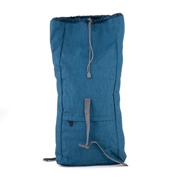 bodhi Yogatasche Urban Yogi Rolltop Rucksack, dunkelblau meliert