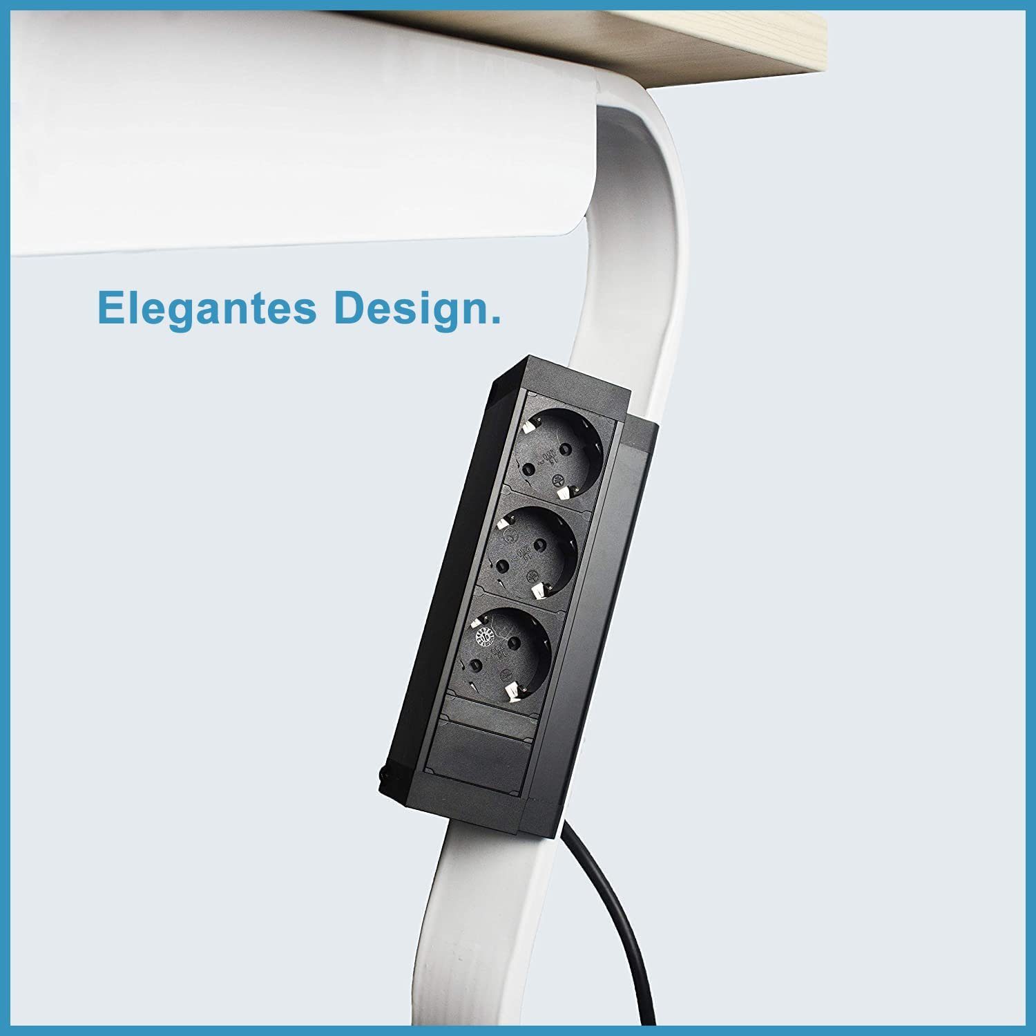 Thumbnail - Elbe Inno EL4103 Series Steckdosenleiste 3-fach (3 Fach, Type C, Type A, 2 RJ45, HDMI, Überspannungsschutz, Kindersicher...