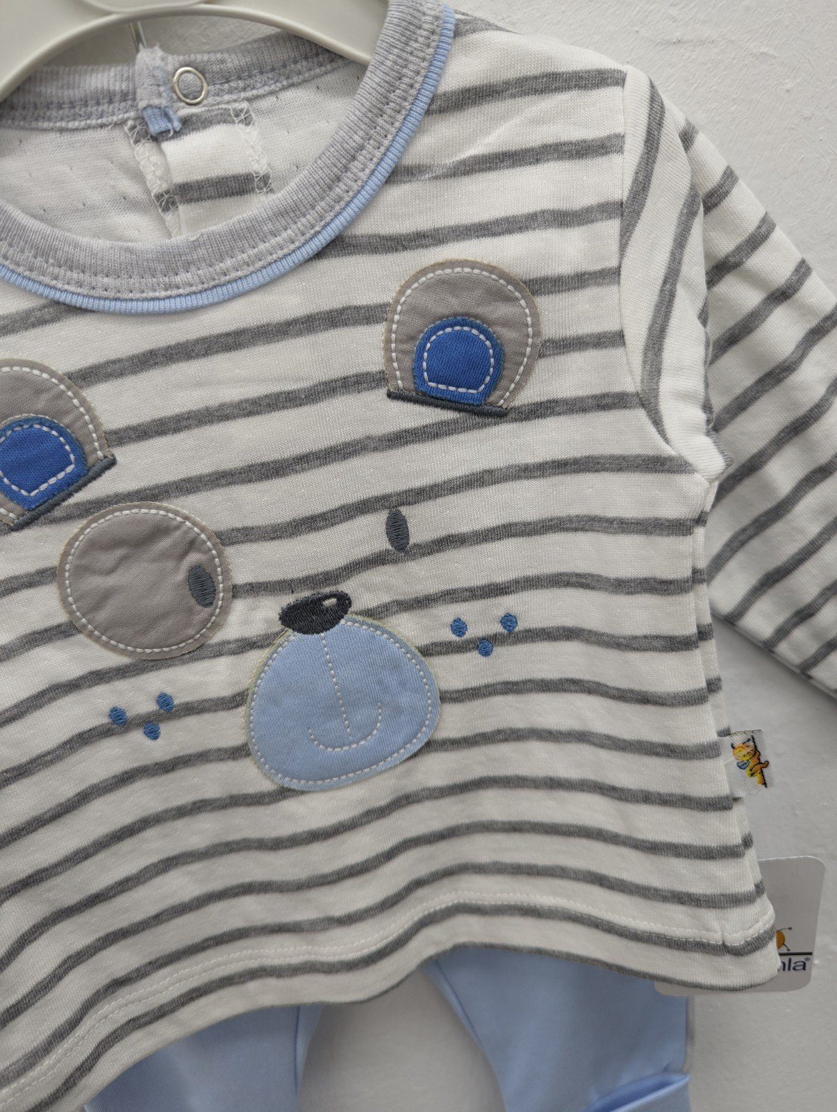 mini damla Anzug babyblau Baby Set 2-teilig