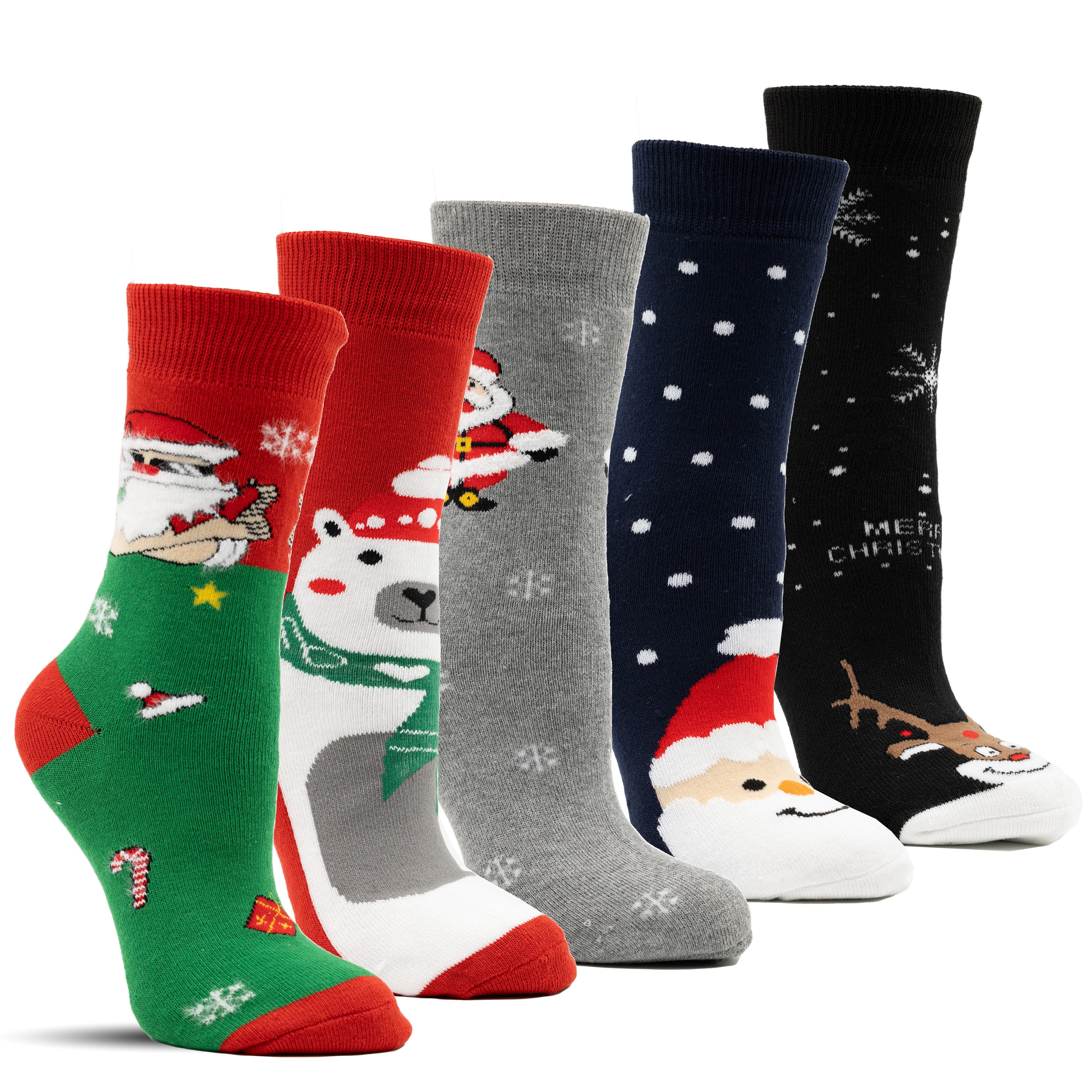 Frostfighter Thermosocken Herren Weihnachtssocken (6-Paar) Vollfrottee Inne günstig online kaufen