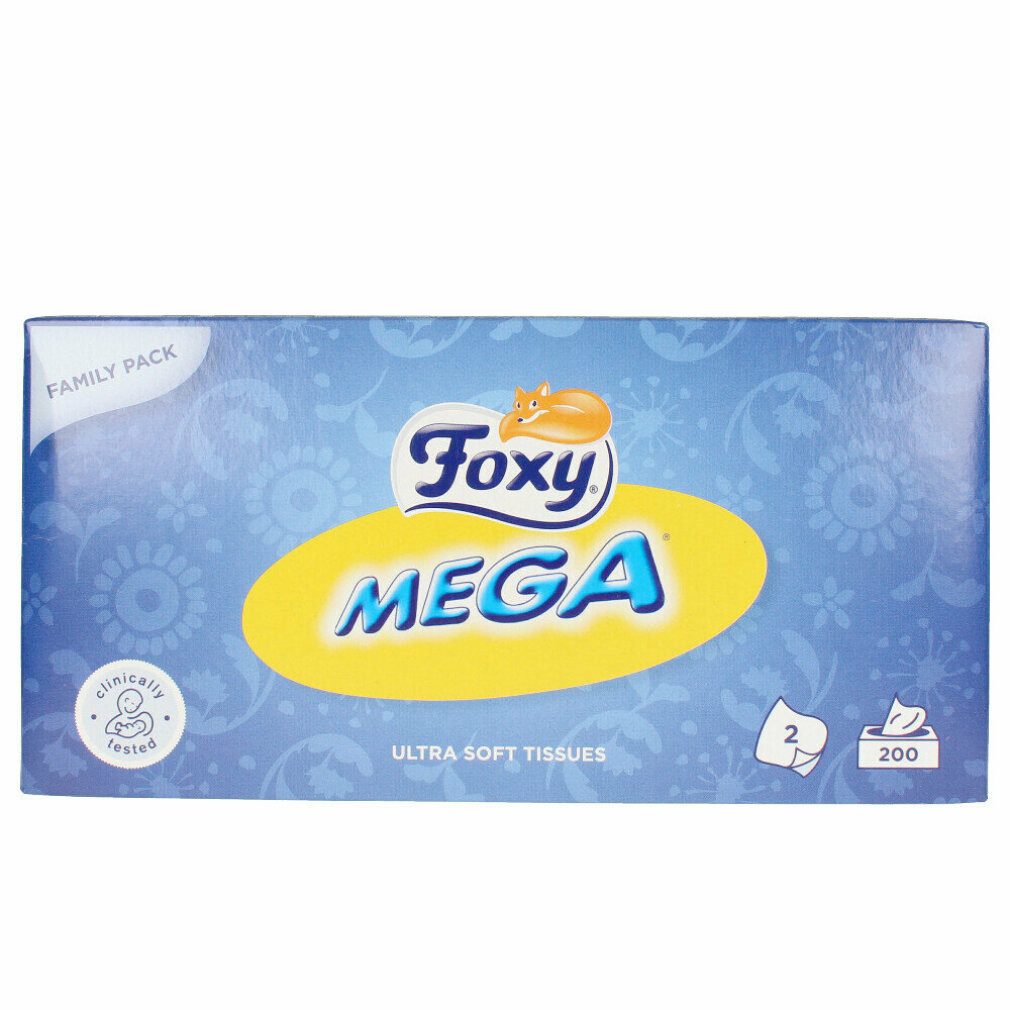 Foxy Make-up-Entferner Mega Gewebe 200 Einheiten