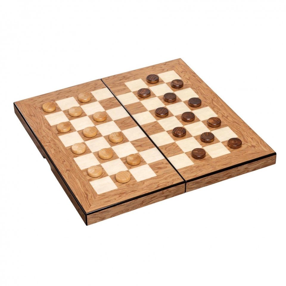 Schach-Backgammon-Dame-Set 40mm Philos Feld - Spiel,