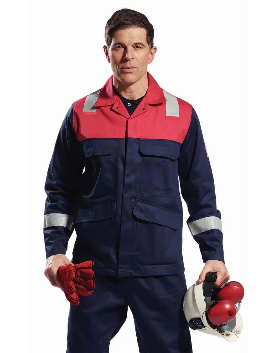 Portwest Arbeitsjacke Portwest Bizflame Plus Flammschutzjacke FR55
