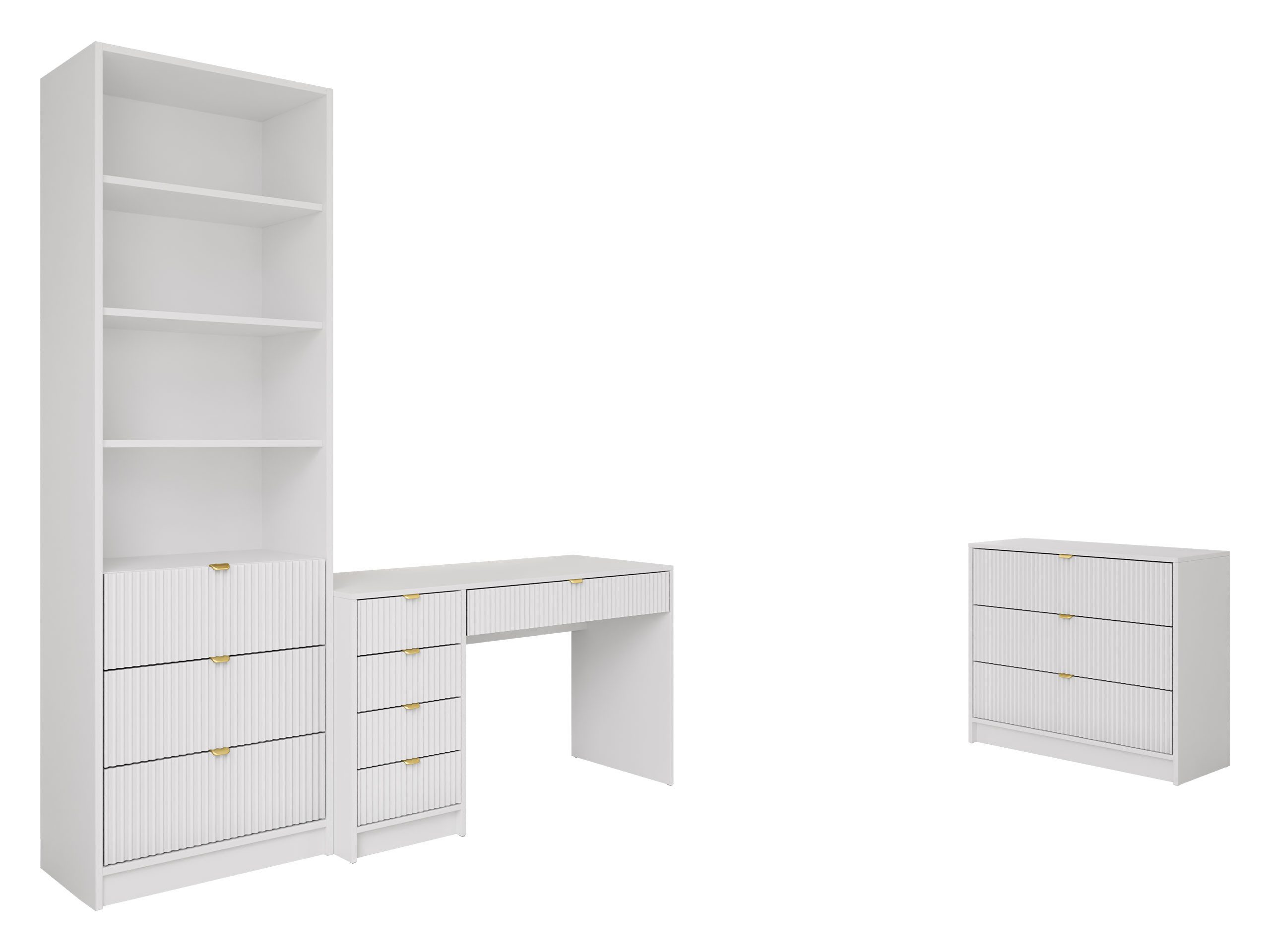 MIRJAN24 Wohnzimmer-Set Tireno V, (3er-Set, Kommode, günstig online kaufen