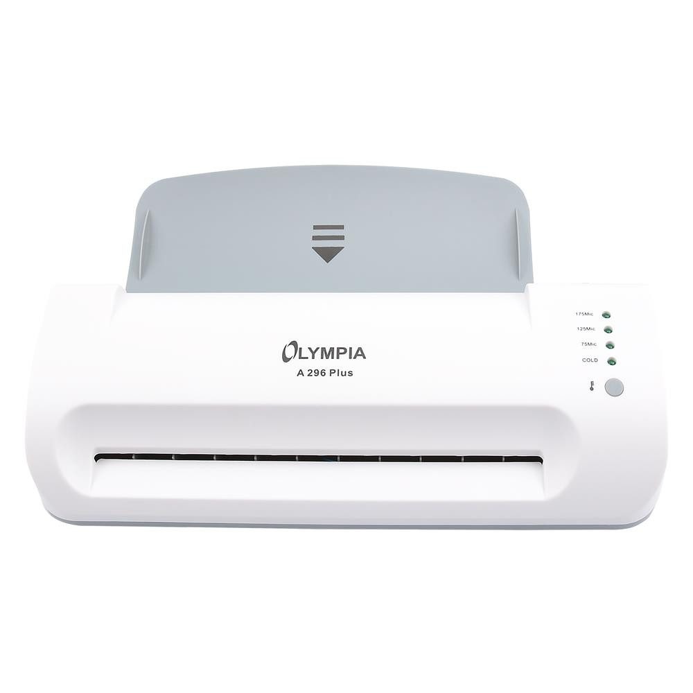 Olympia Laminiergerät A 296 Laminiermaschine, Heiß-/Kaltlaminieren, 230 mm, Stauentriegelung, Abschaltautomatik
